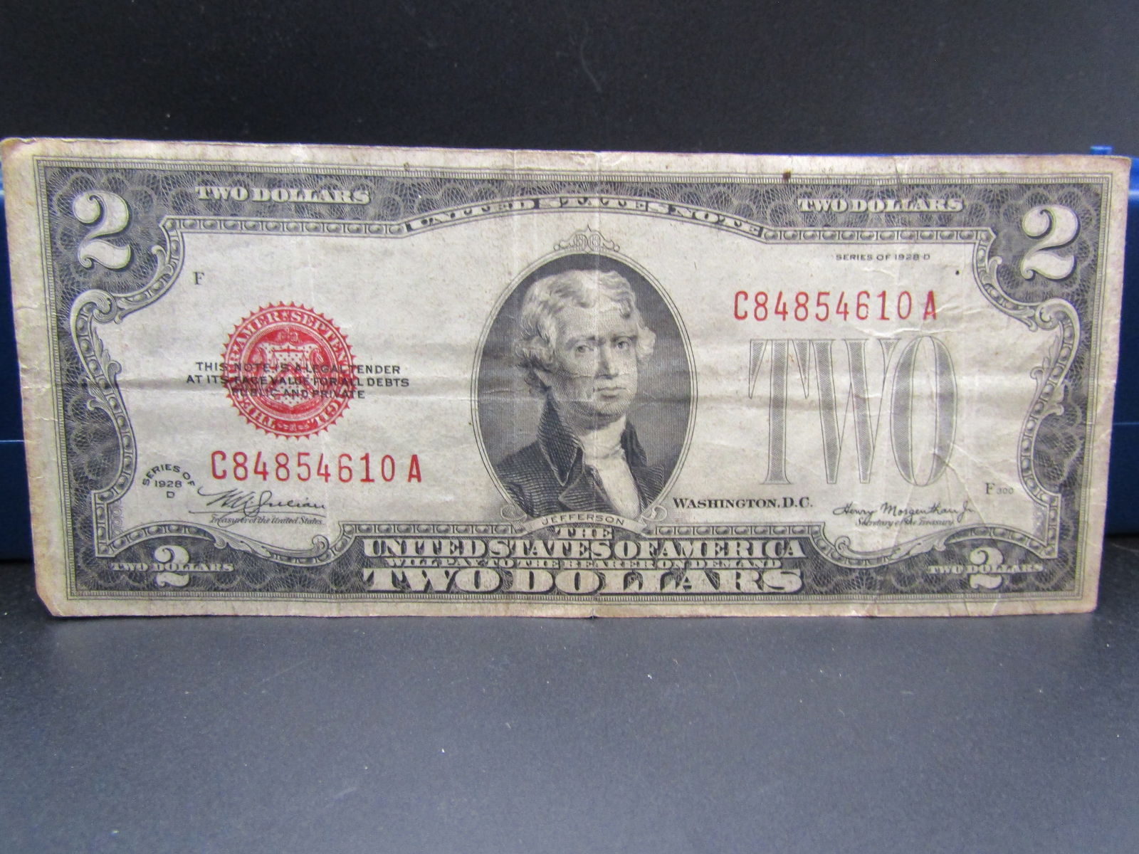 1928-D Red Seal $2 US Note (1 of 4)