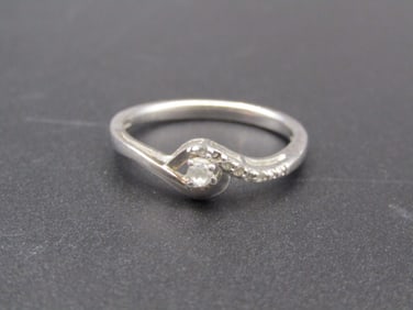 Vintage Sterling Silver Gemstone Ring, Size 6.5