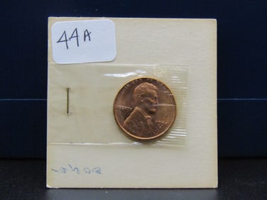 1950-D GEM BU RED Lincoln Wheat Cent