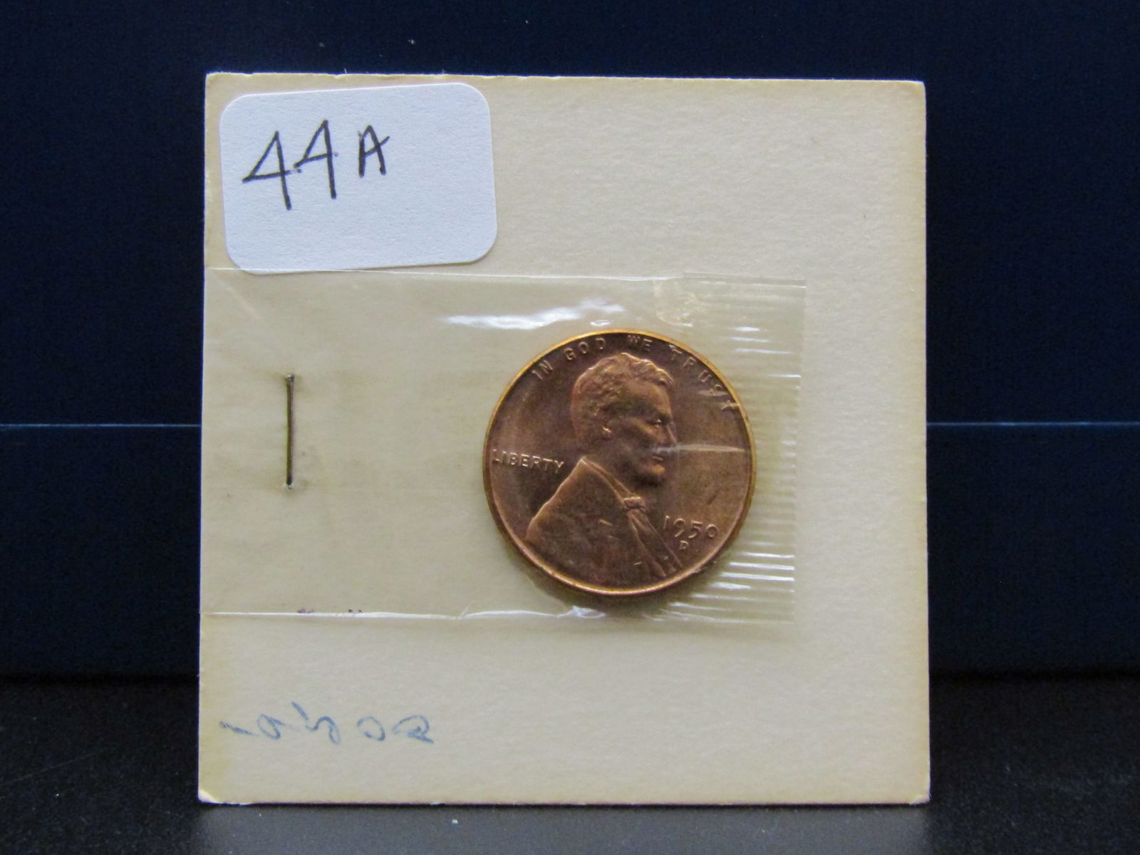 1950-D GEM BU RED Lincoln Wheat Cent (1 of 2)