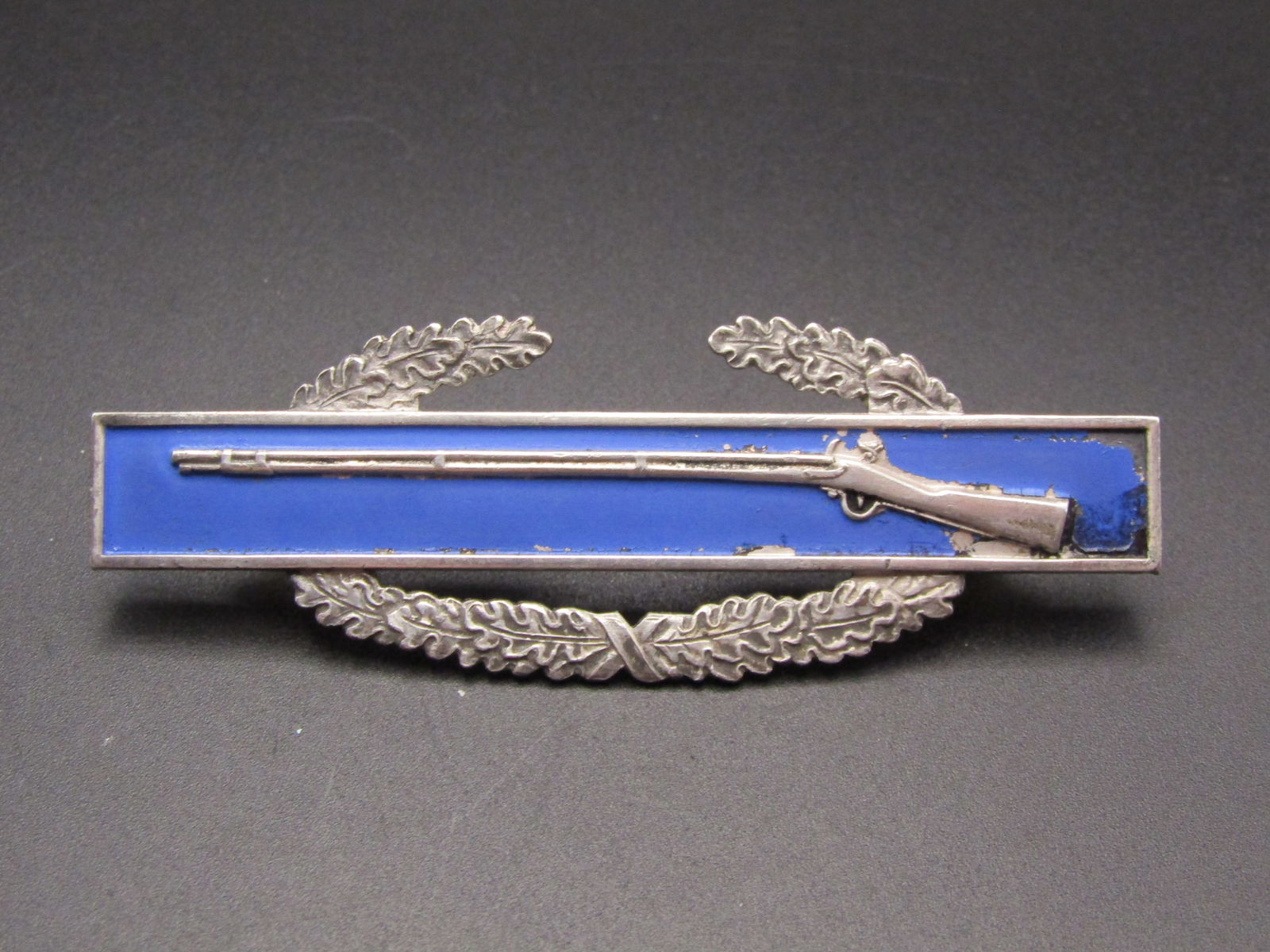 Vintage WWII Sterling Silver Army Combat Infantry Badge, 20.11 Grams Sterling Silver (1 of 2)
