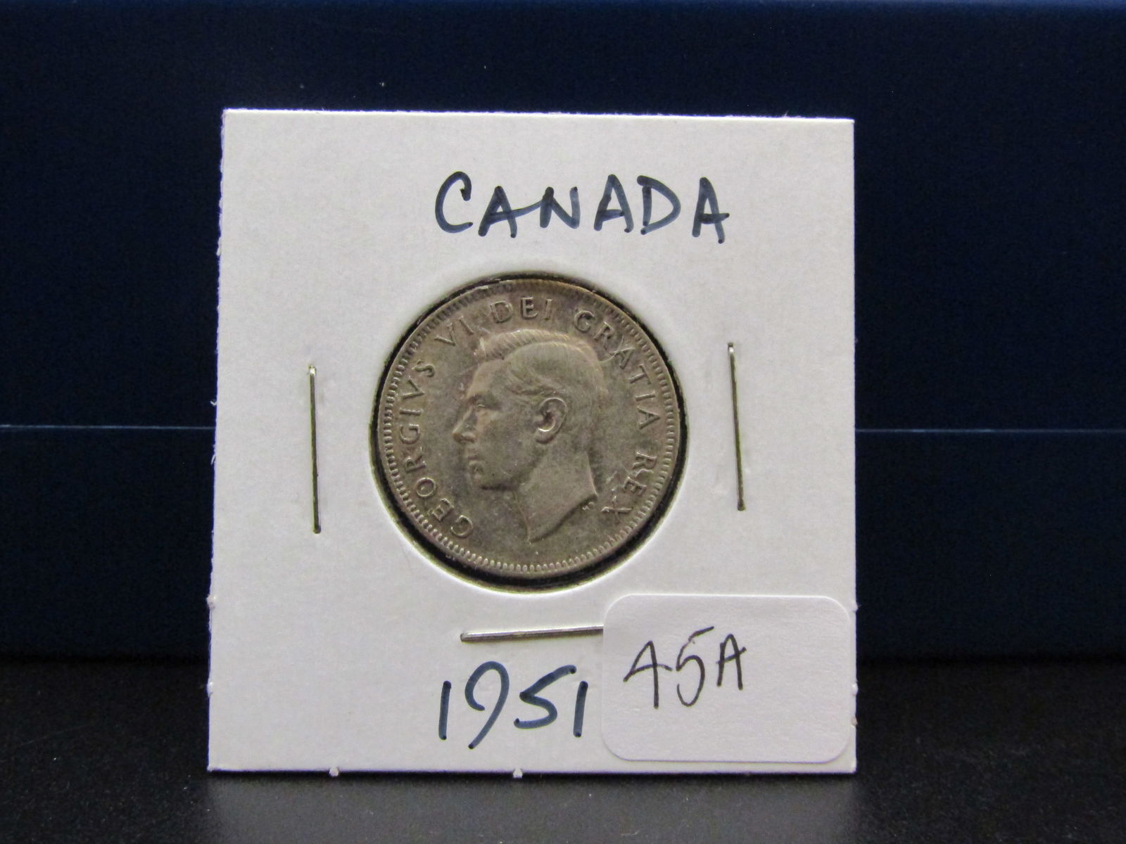 1951 Canada 80% Silver Quarter (1 of 2)