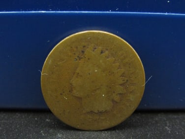 1875 Indian Head Cent, Semi Key
