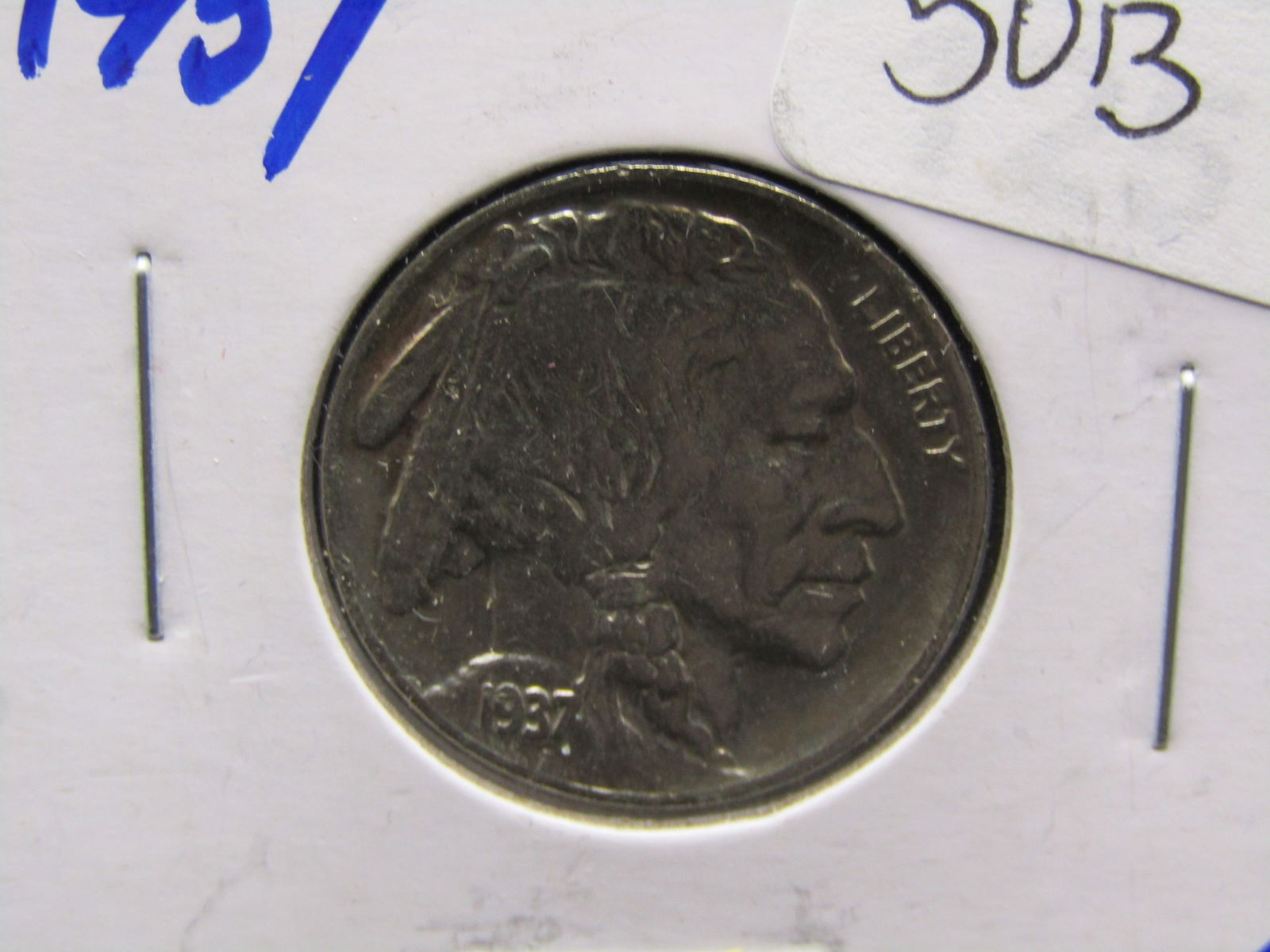 1937 Buffalo Nickel, HIGH GRADE, Lustrous! (1 of 2)
