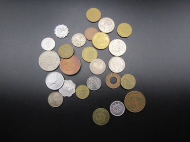 25 Unsearched World/ Foreign Coins
