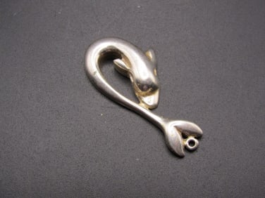 Sterling Silver Dolphin Pendant