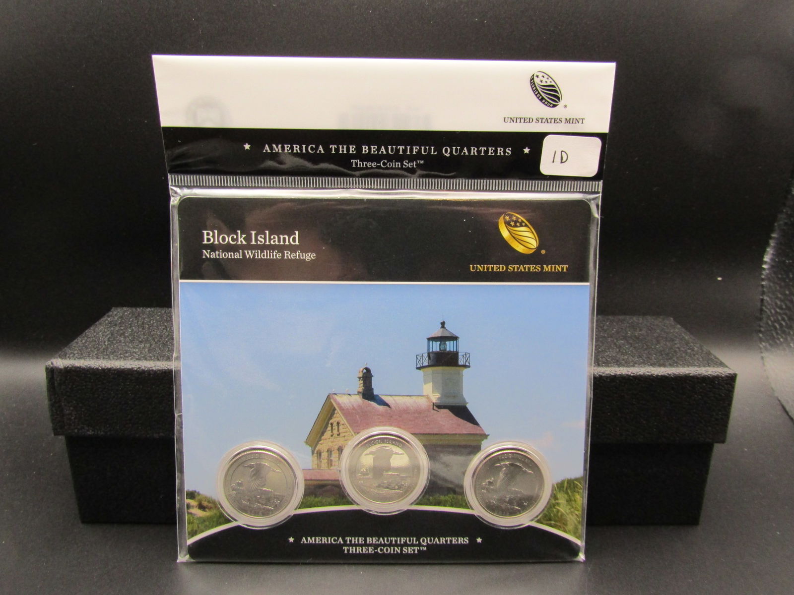 2018 Block Island US Mint- America The Beautiful 3 Coin Set. UNC P and D, Proof S Mint Marks: 2018 Block Island US Mint- America The Beautiful 3 Coin Set. UNC P and D, Proof S Mint Marks