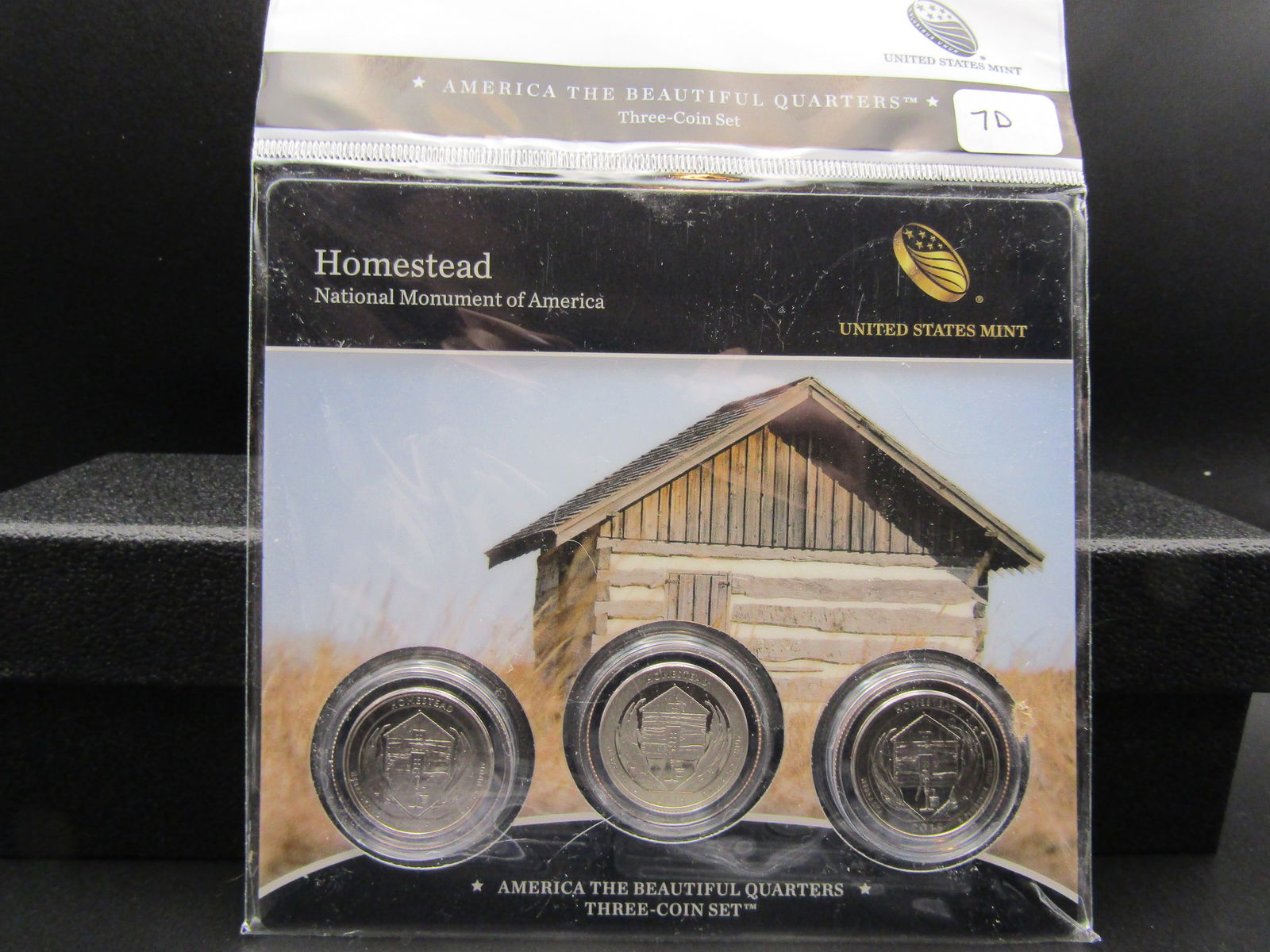 2015 Homestead Nat'l Monument US Mint- America The Beautiful 3 Coin Set. UNC P and D, Proof S Mint: 2015 Homestead Nat'l Monument US Mint- America The Beautiful 3 Coin Set. UNC P and D, Proof S Mint Marks