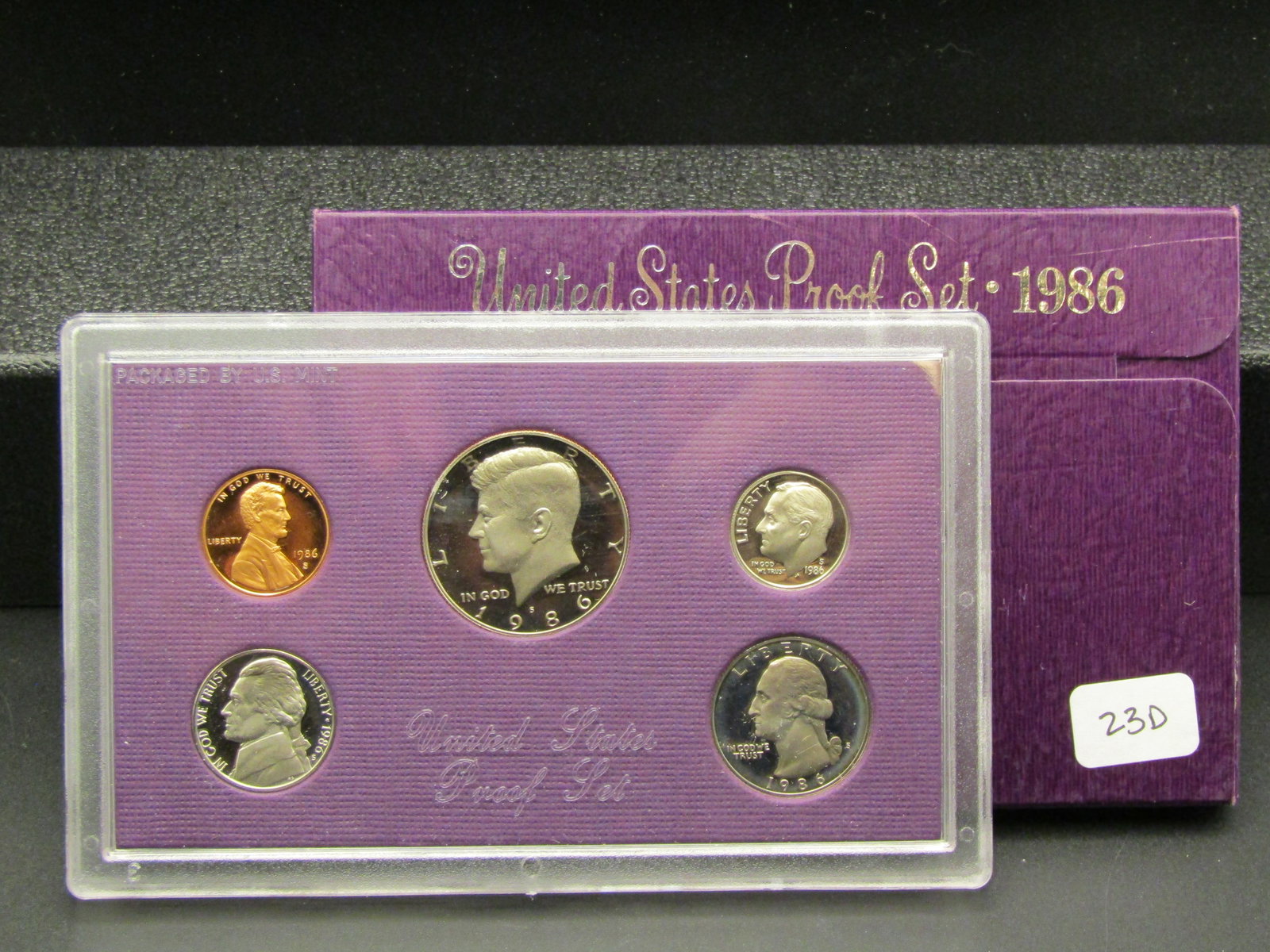 1986 S US Mint Proof Set. OGP (1 of 2)