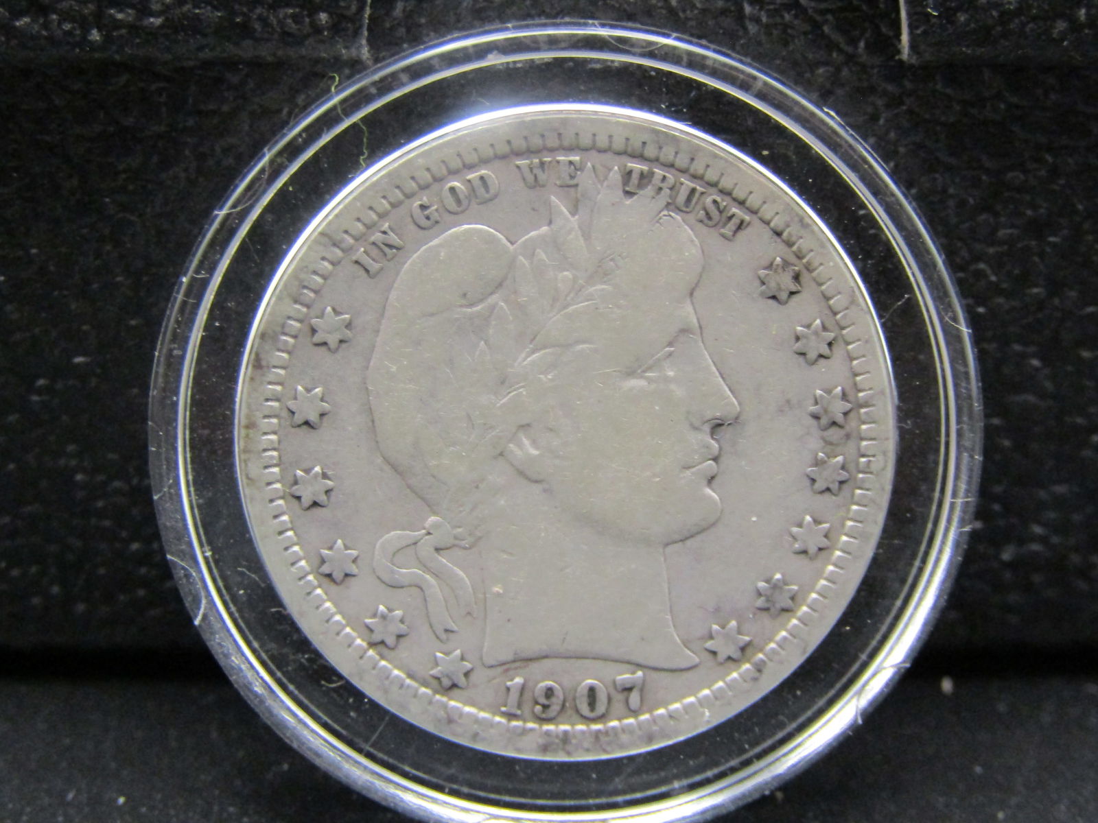 1907-O Barber Quarter. 90% Silver. Nice Condition (1 of 2)