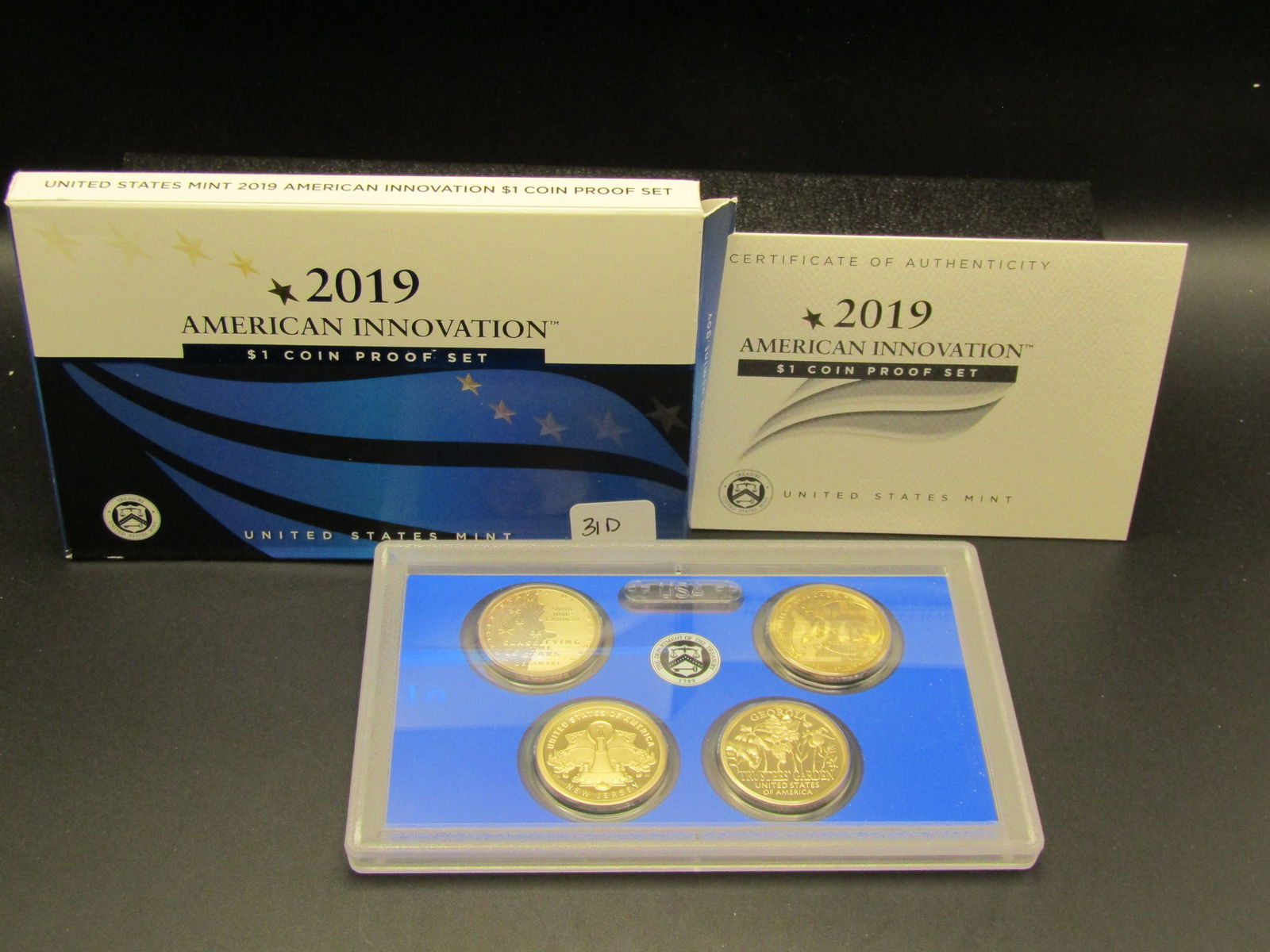 2019 S US Mint American Innovation Dollar Proof Coin. OGP/COA - Tougher Find: 2019 S US Mint American Innovation Dollar Proof Coin. OGP/COA - Tougher Find