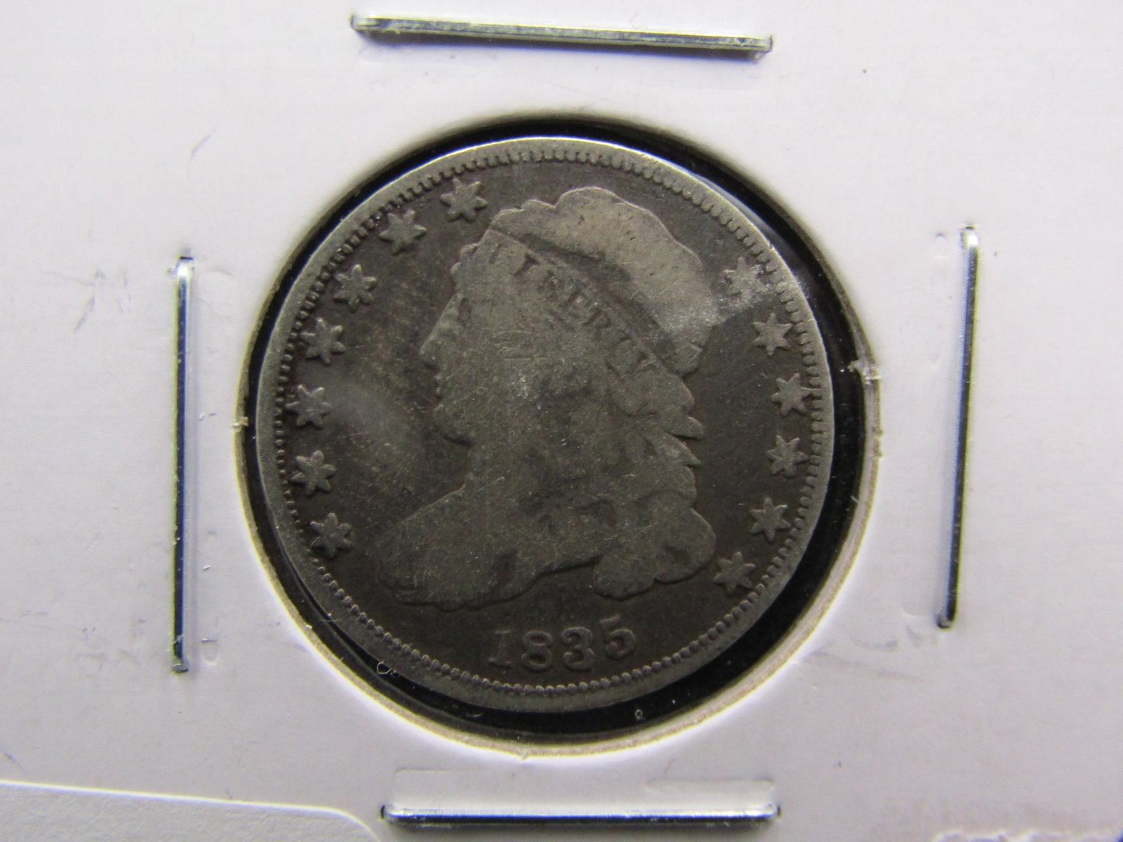 1835 Capped Bust Silver Dime, Tough Type, (1 of 3)