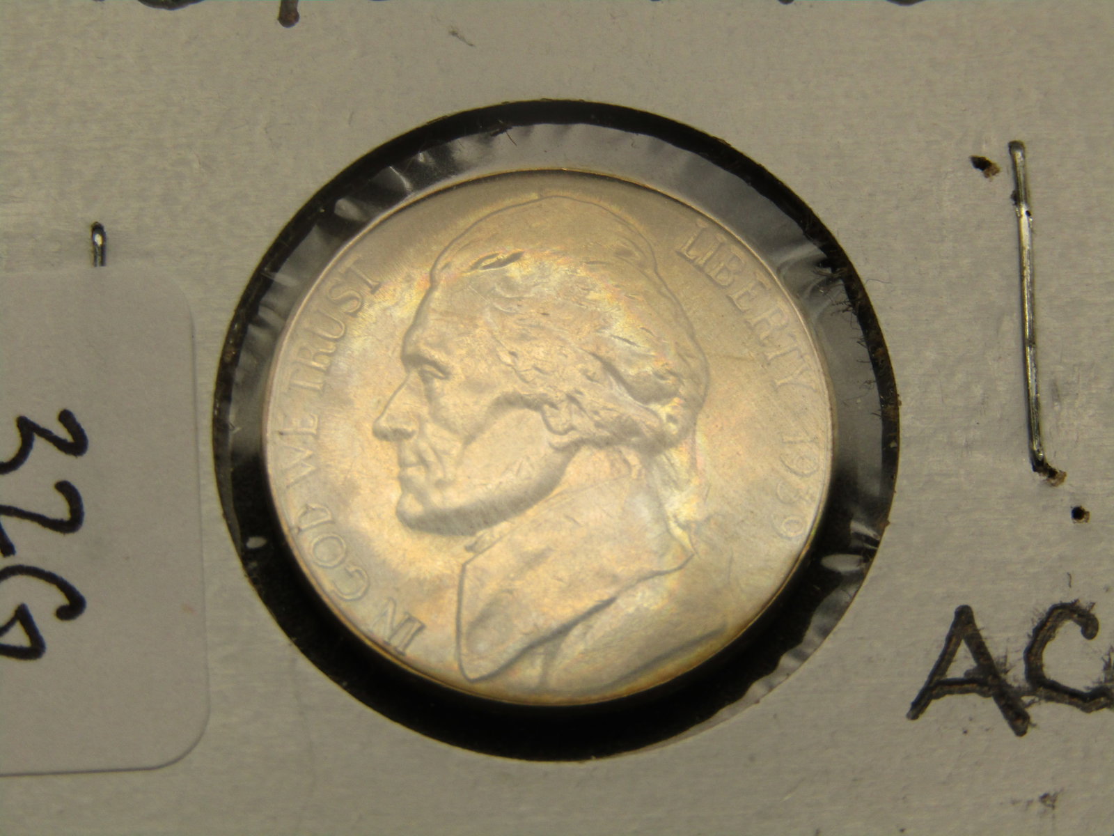 1939-S Reverse of 1938 GEM BU Jefferson Nickel, RARE (1 of 3)