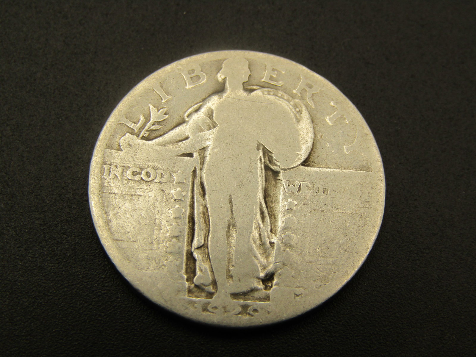 1929 , 90% Silver, Standing Liberty Quarter, 97 Years old (1 of 2)