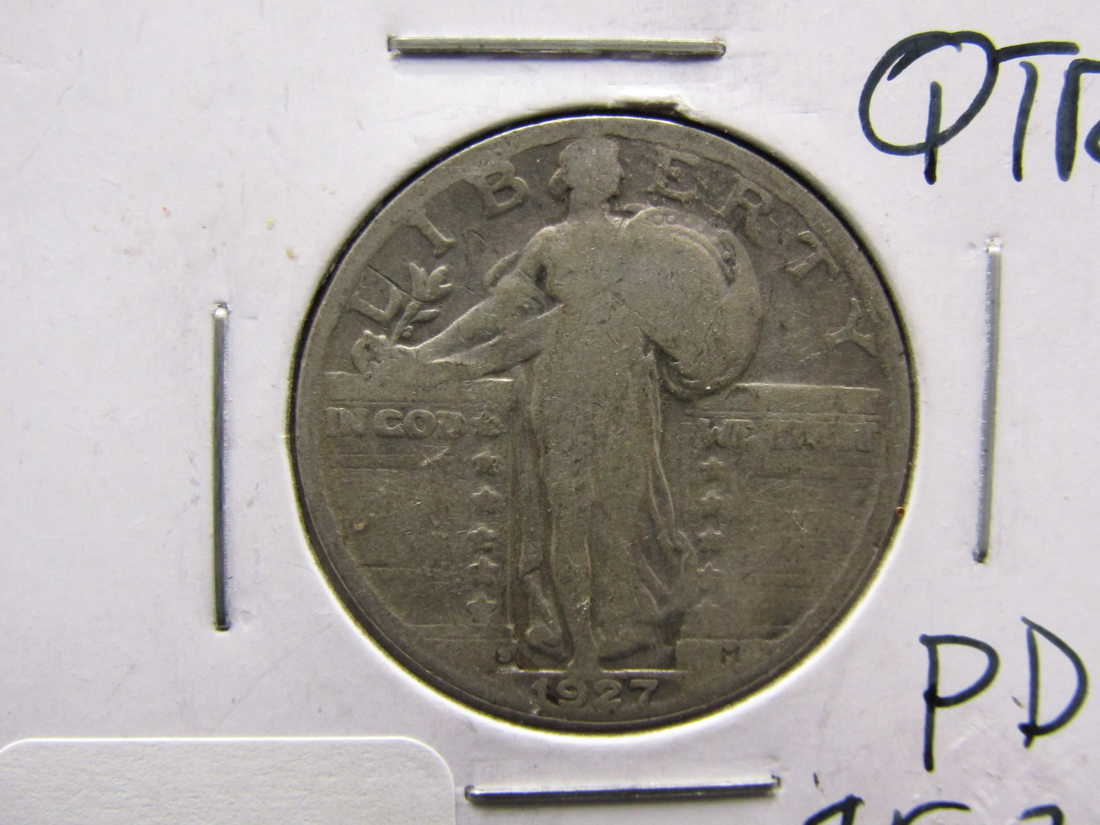 1927-S Standing Liberty 25c. 90% Silver (1 of 3)