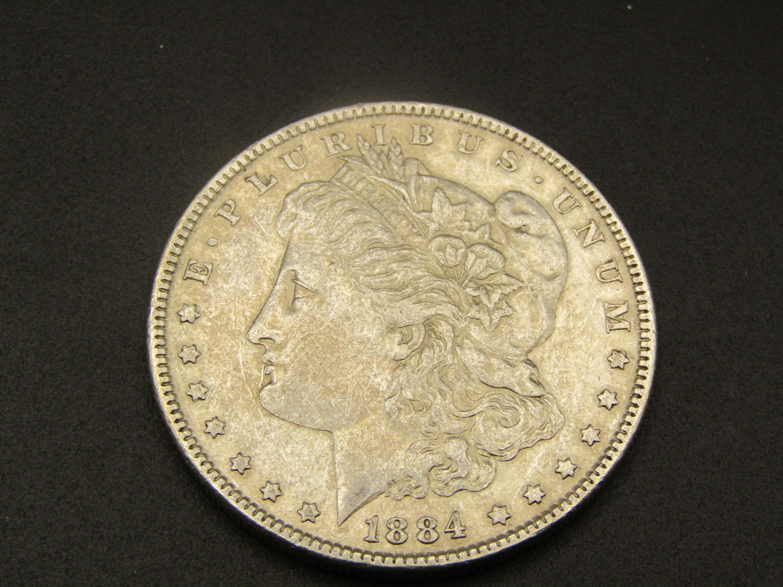 1884 Morgan Silver Dollar. 90% Silver, Nice Details (1 of 2)