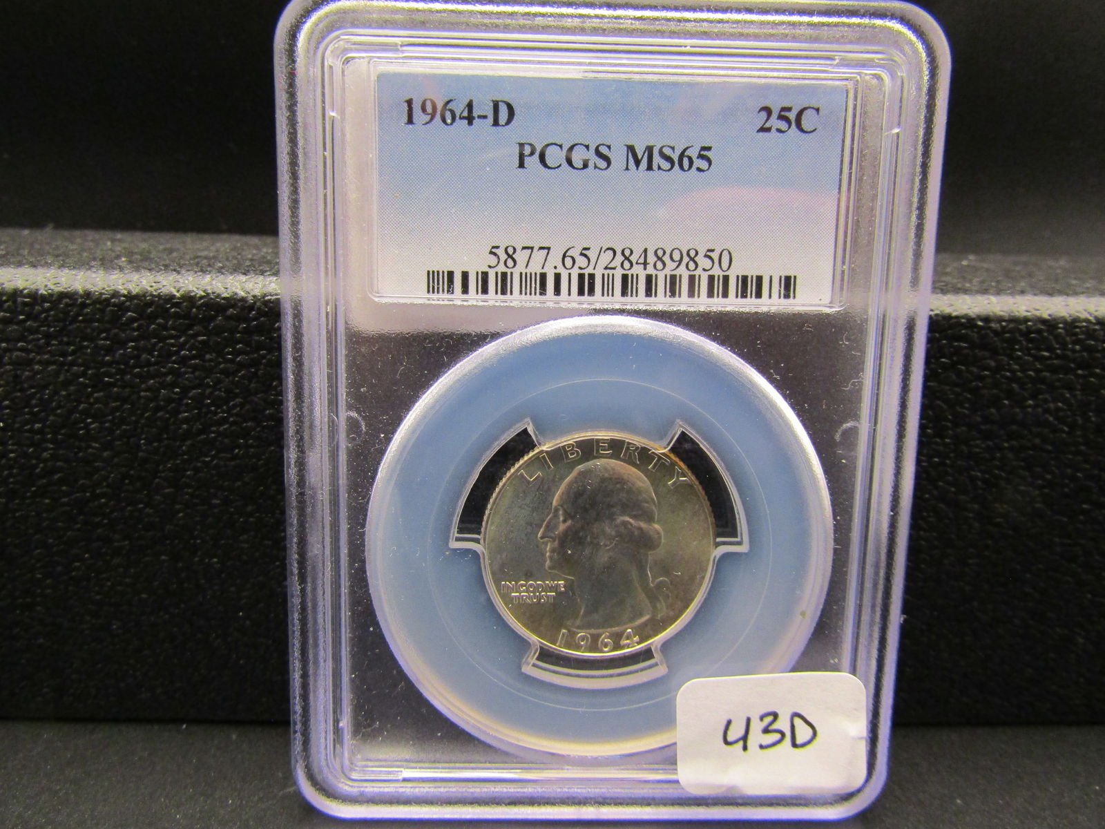 1964-D Washington Quarter, PCGS MS65, LUSTROUS. 90% Silver (1 of 3)