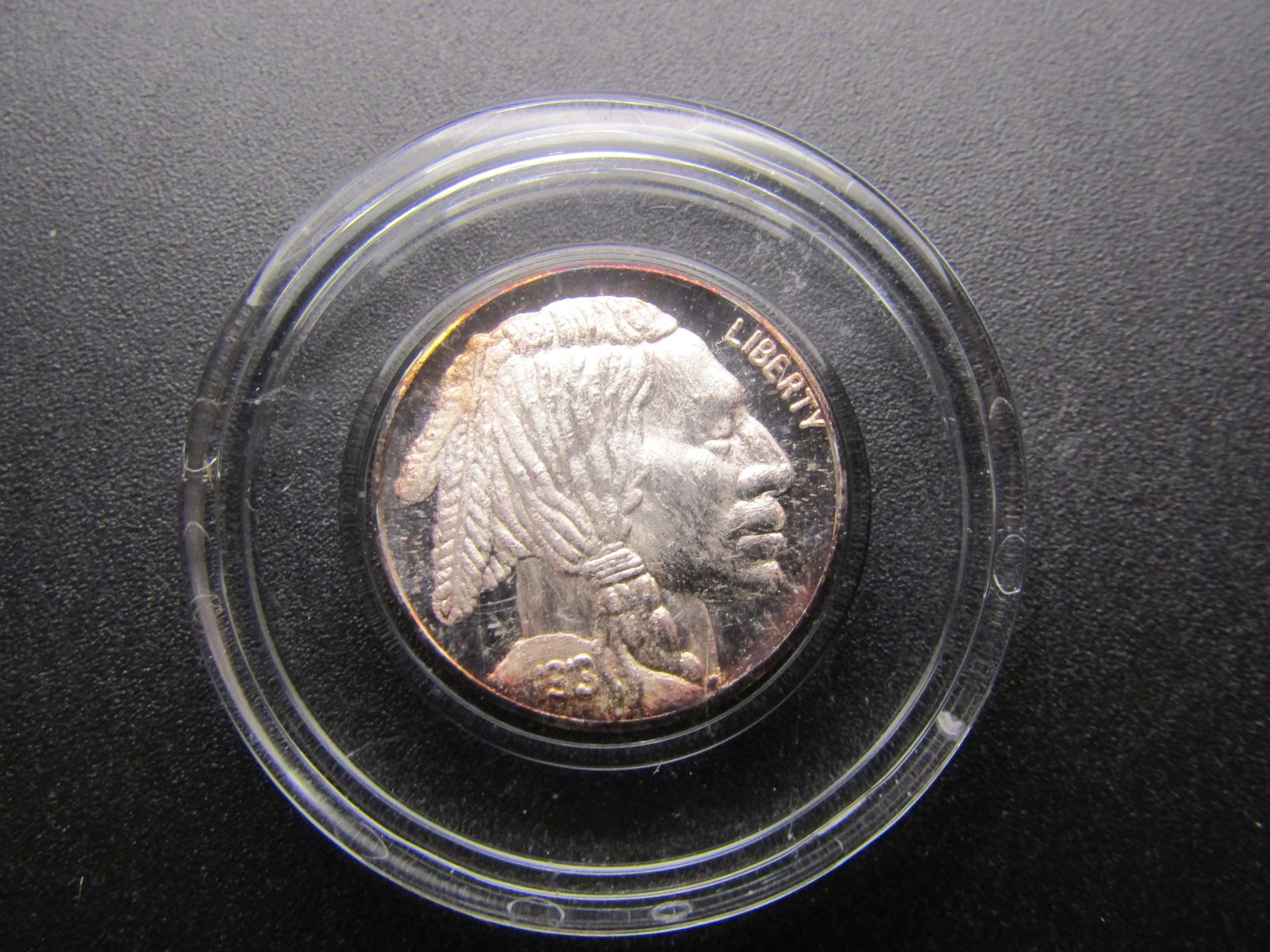 .999 Fine Silver Golden Eagle Mint Fractional Round; Indian Head Design: .999 Fine Silver Golden Eagle Mint Fractional Round; Indian Head Design