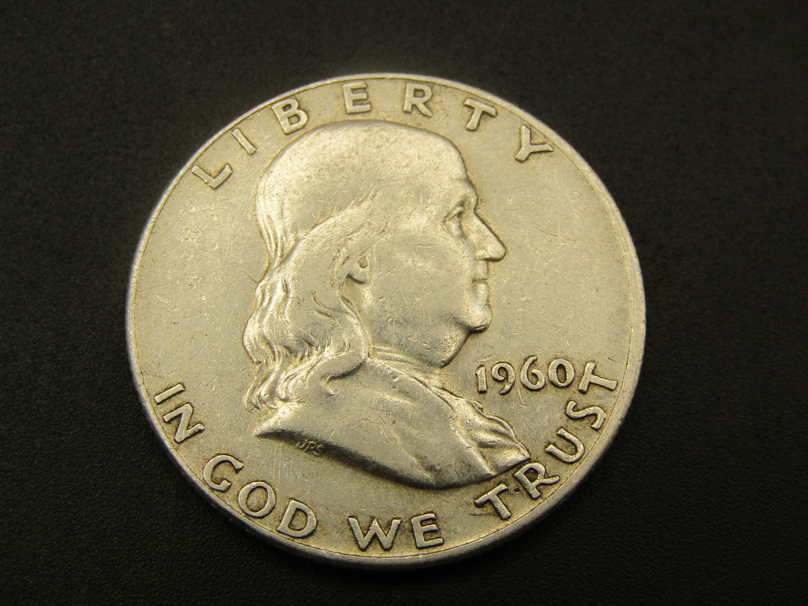 1960, 90% Silver, Franklin Half, 66 Years Old (1 of 2)