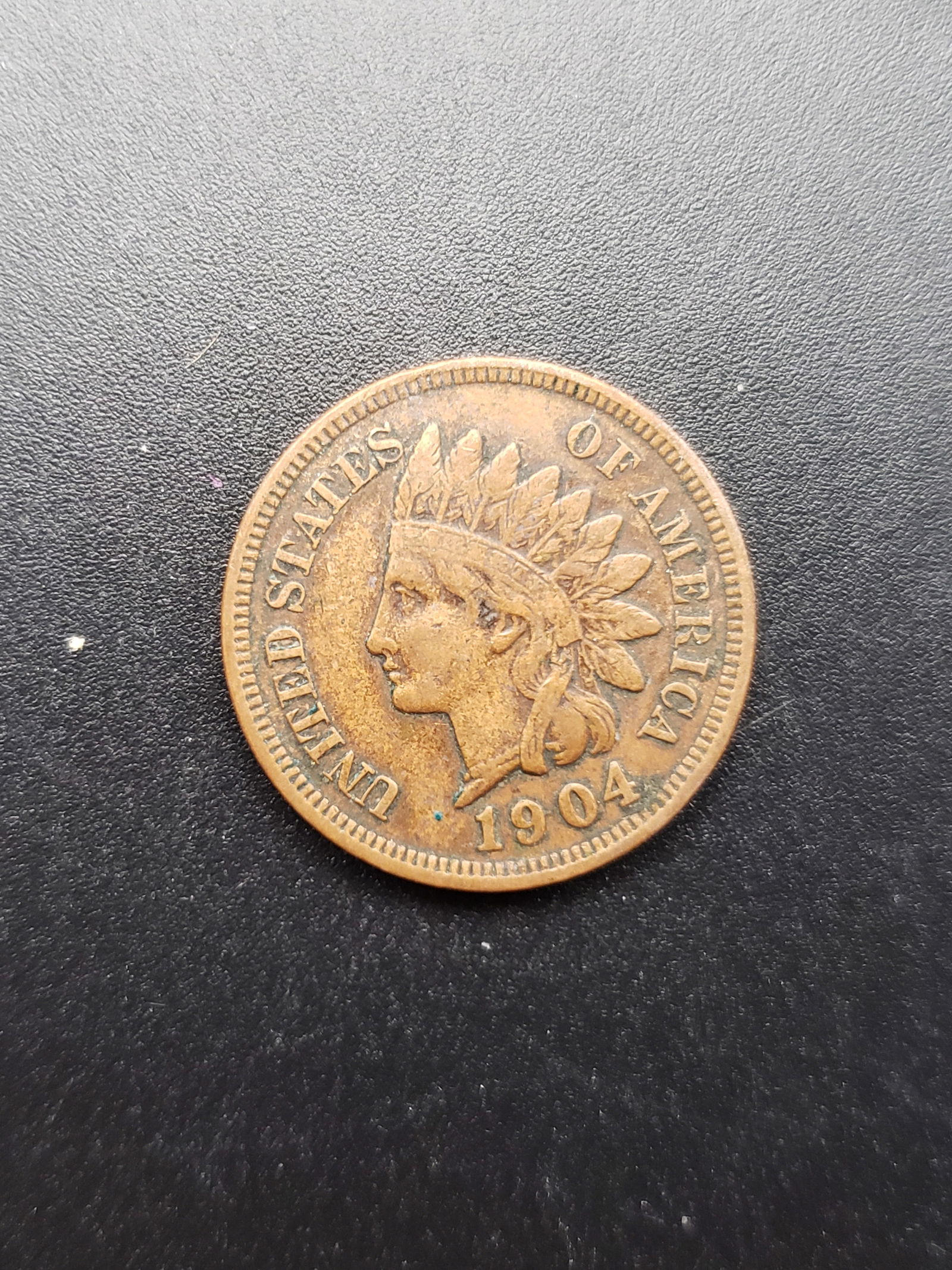 1904 Indian Head Cent, High Grade, Full Liberty and Diamonds (1 of 2)
