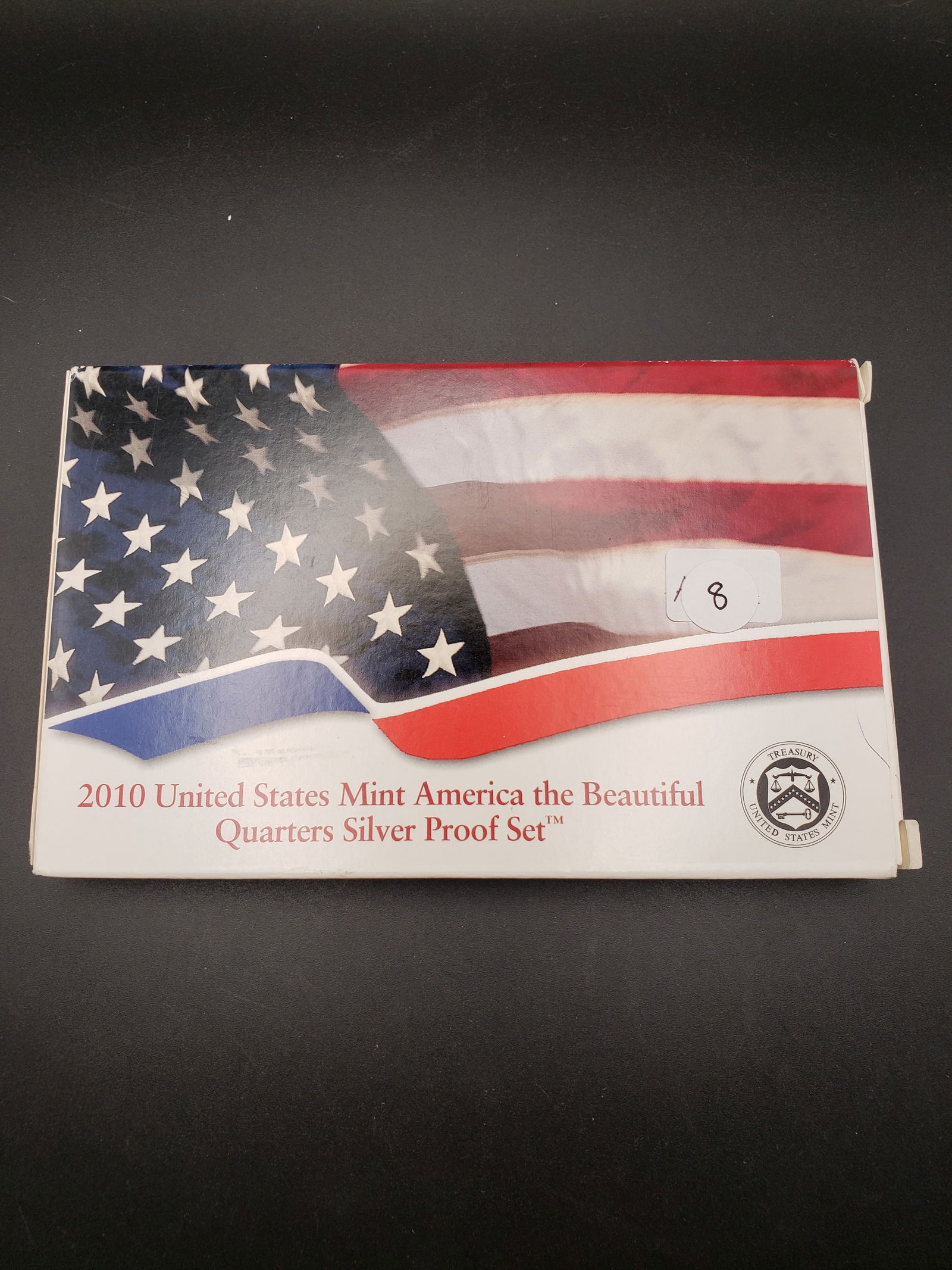2010-S US Mint America The Beautiful Silver Quarter Proof Set. 5- 90% Silver Quarters, OGP/COA (1 of 4)