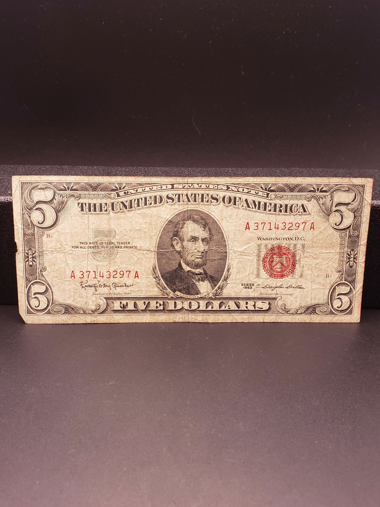 1963 Red Seal $5 US Note (1 of 4)
