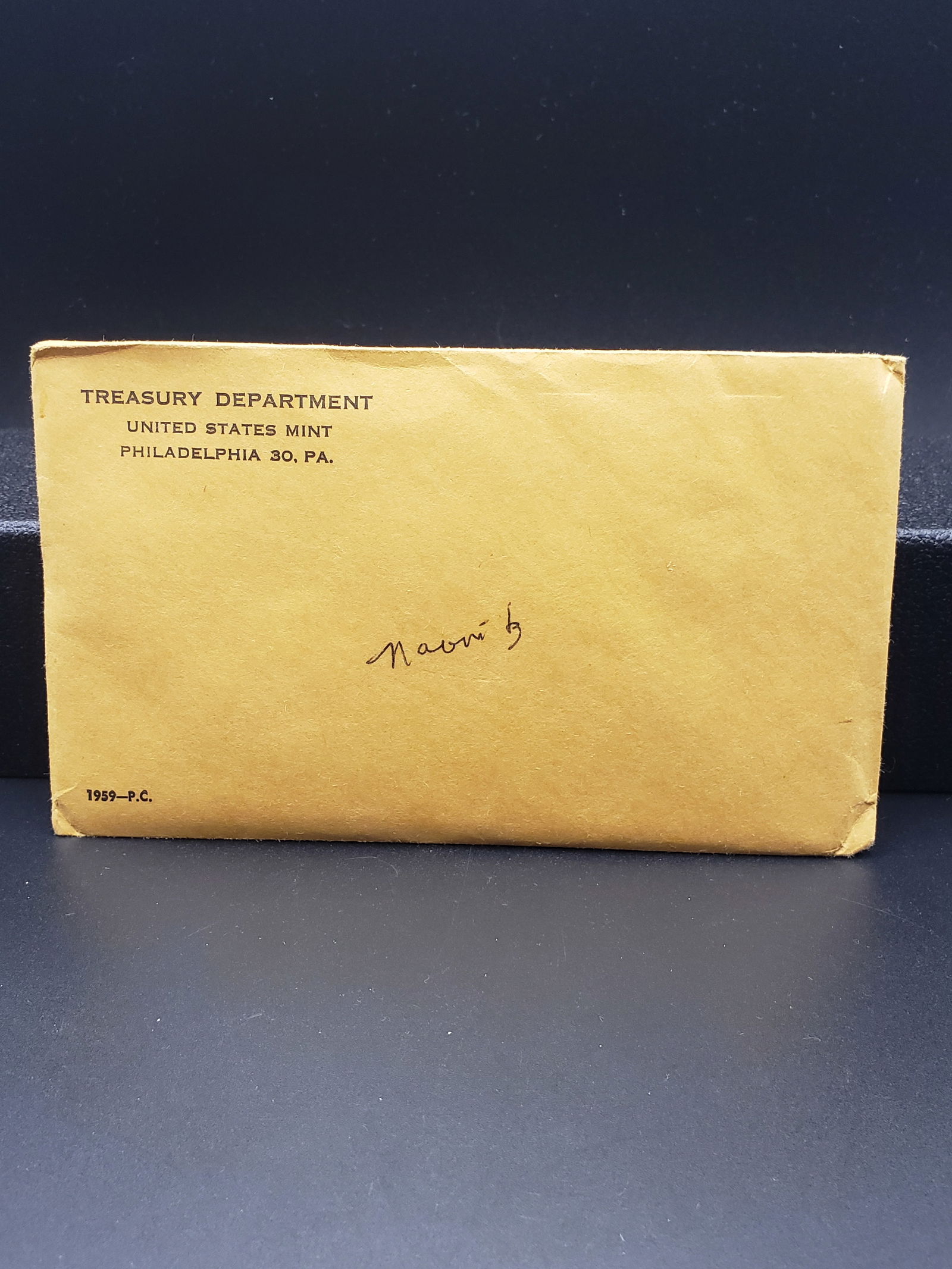 1959 US Mint Silver Proof Set. Sealed - Never Opened. Contains 3-90% Silver Coins (1 of 2)