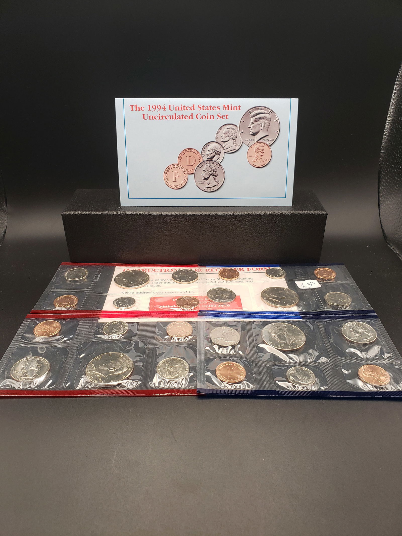 2 US Mint Sets; 1992 P and D, 1994 P and D. (1 of 3)