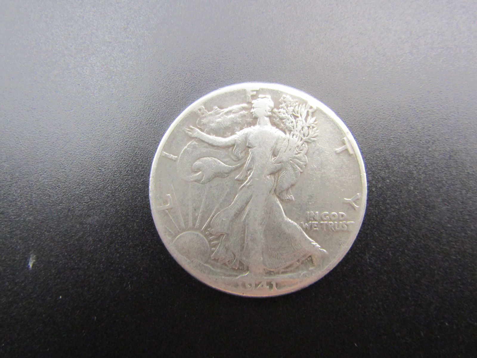 1941, 90% Silver, (WWII ERA-Nice Grade) Liberty Half, 85 years old (1 of 2)
