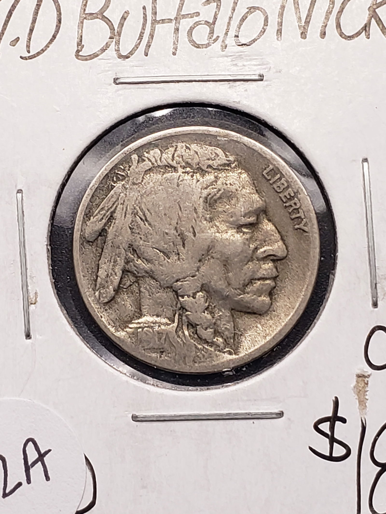 1917-D Buffalo Nickel, SEMI KEY, Tough Date (1 of 3)