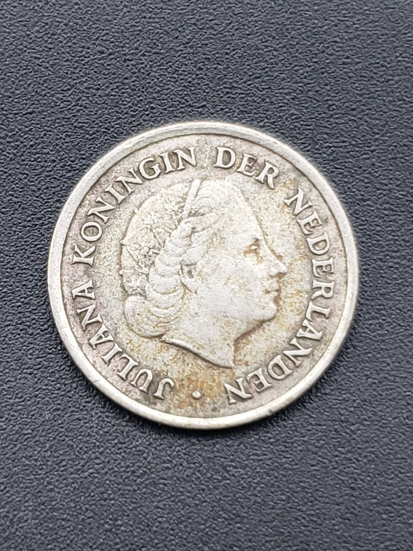 1966 Netherlands Silver 1/10 Gulden Coin (1 of 2)