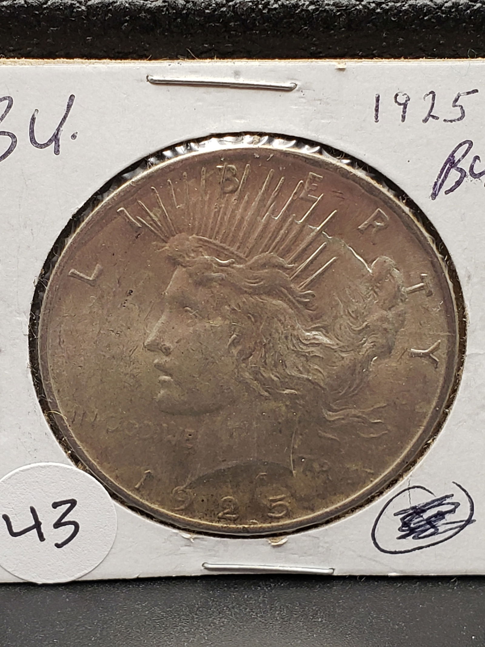 1925 Peace Silver Dollar, GEM BU. 90% Silver (1 of 3)
