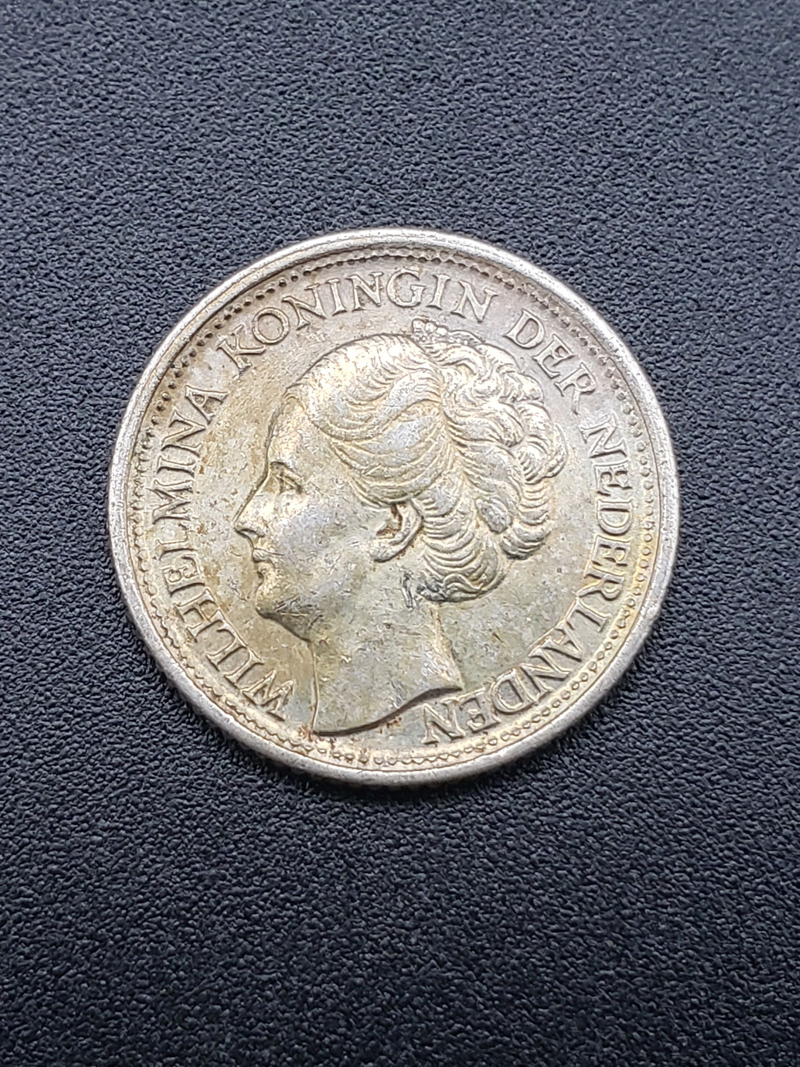 1943 Netherlands Silver 10 Cents, GEM UNC, Rare WWII (1 of 2)