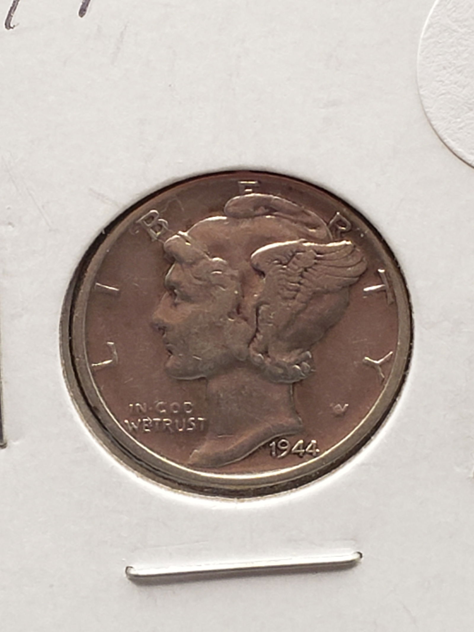 1944 Mercury Dime, 90% Silver, Better Grade, WWII Era (1 of 3)