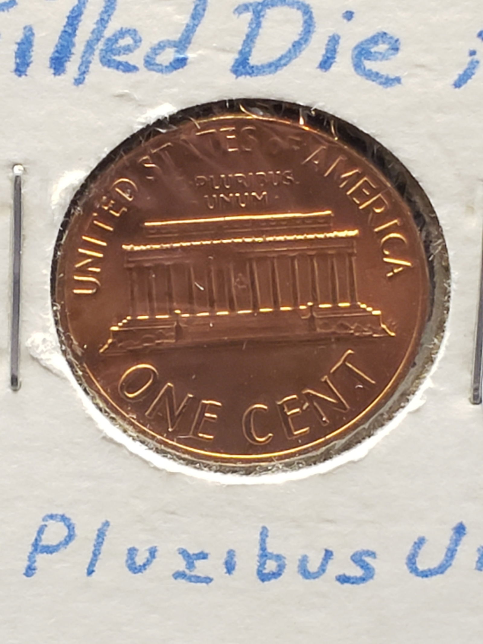 ERROR 1971-D Mint Error Lincoln Cent, Filled Die "E. Pluribus Unum" (1 of 3)