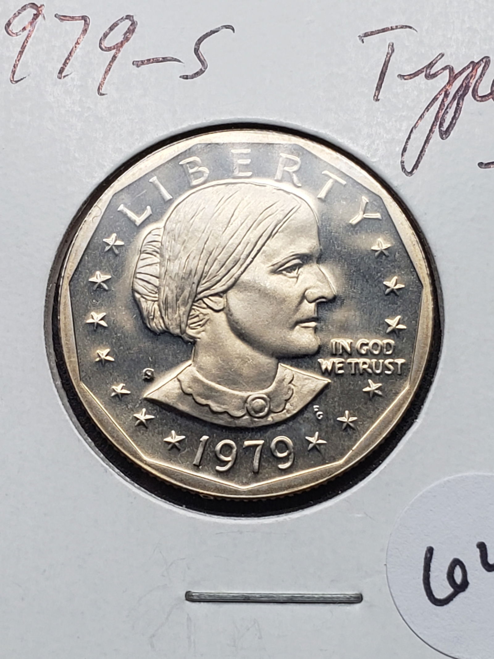 1979-S Type I PROOF Susan B Anthony Dollar (1 of 3)