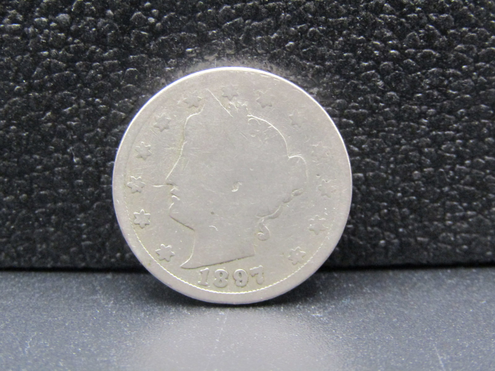 1897-V Nickel, 129 Years Old (1 of 2)