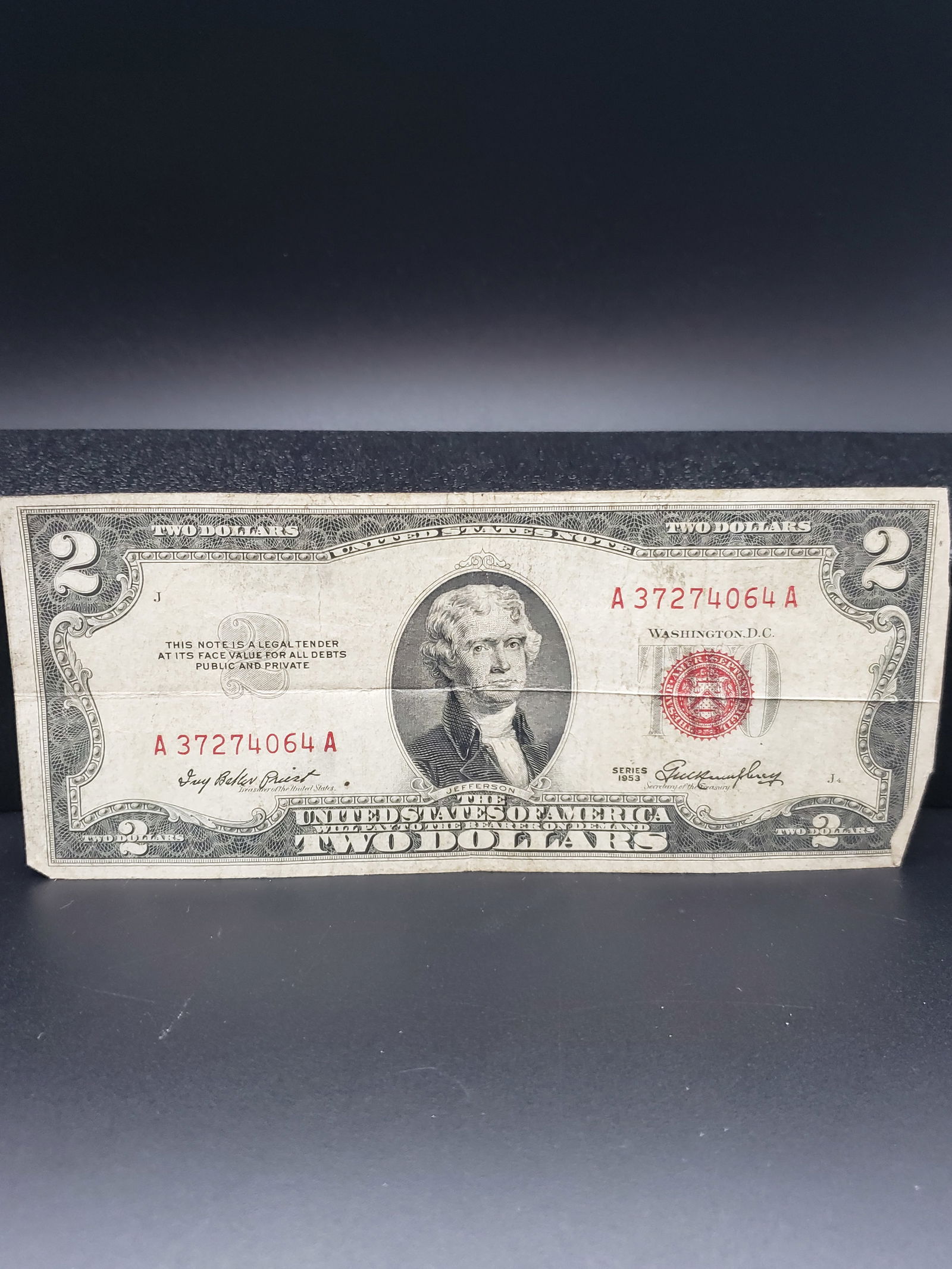 1953 Red Seal $2 US Note (1 of 4)