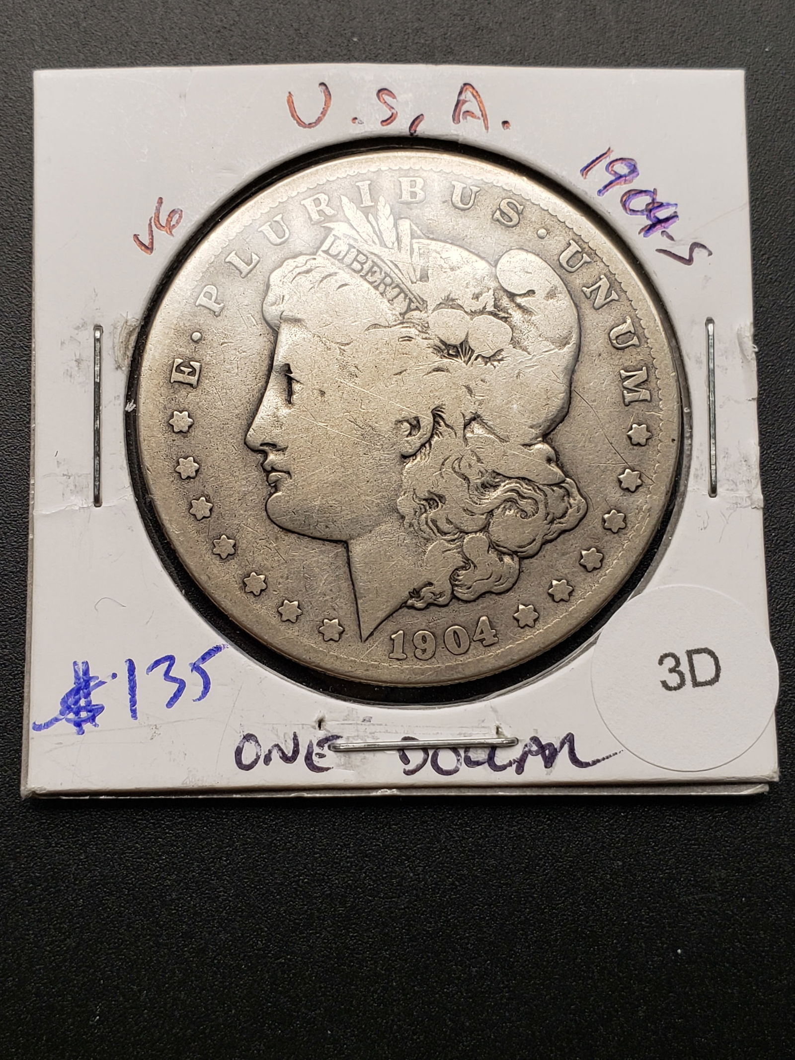 1904-S Silver Morgan Dollar - Better Date/Low Mintage! (1 of 2)