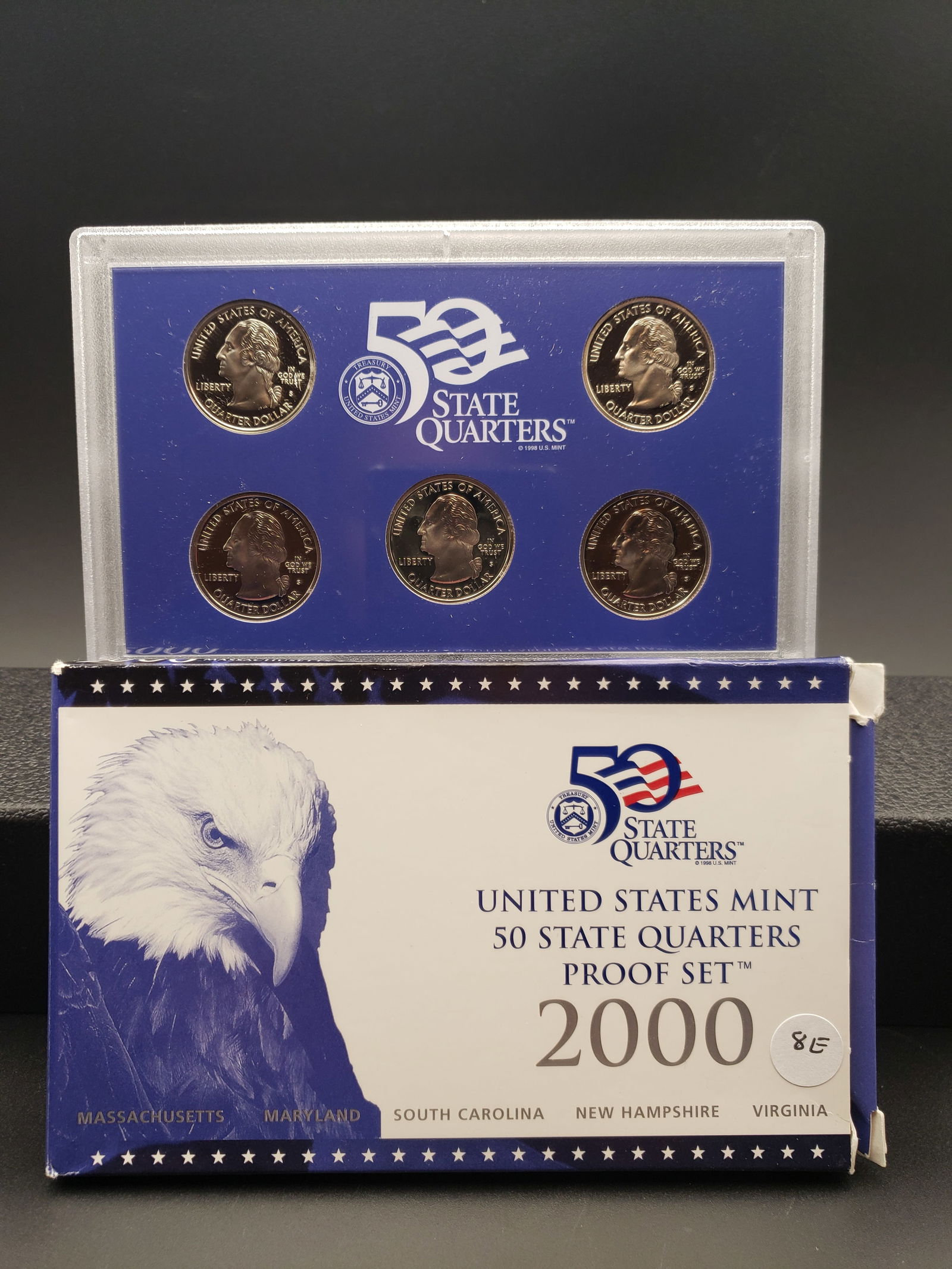 2000-S US Mint 50 State Quarter Proof Set. OGP (1 of 4)