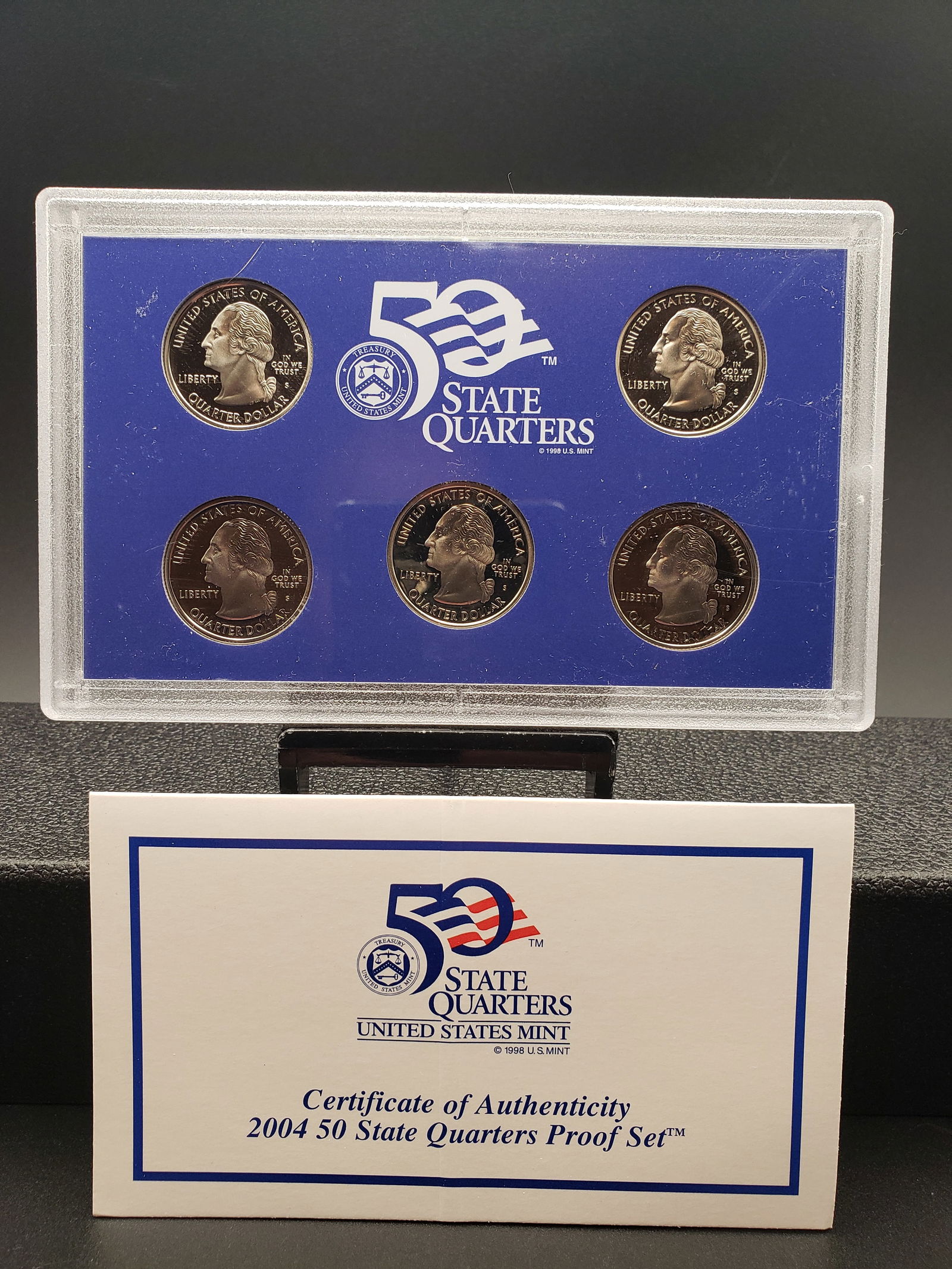 2004-S US Mint 50 State Quarter Proof Set. OGP (1 of 2)