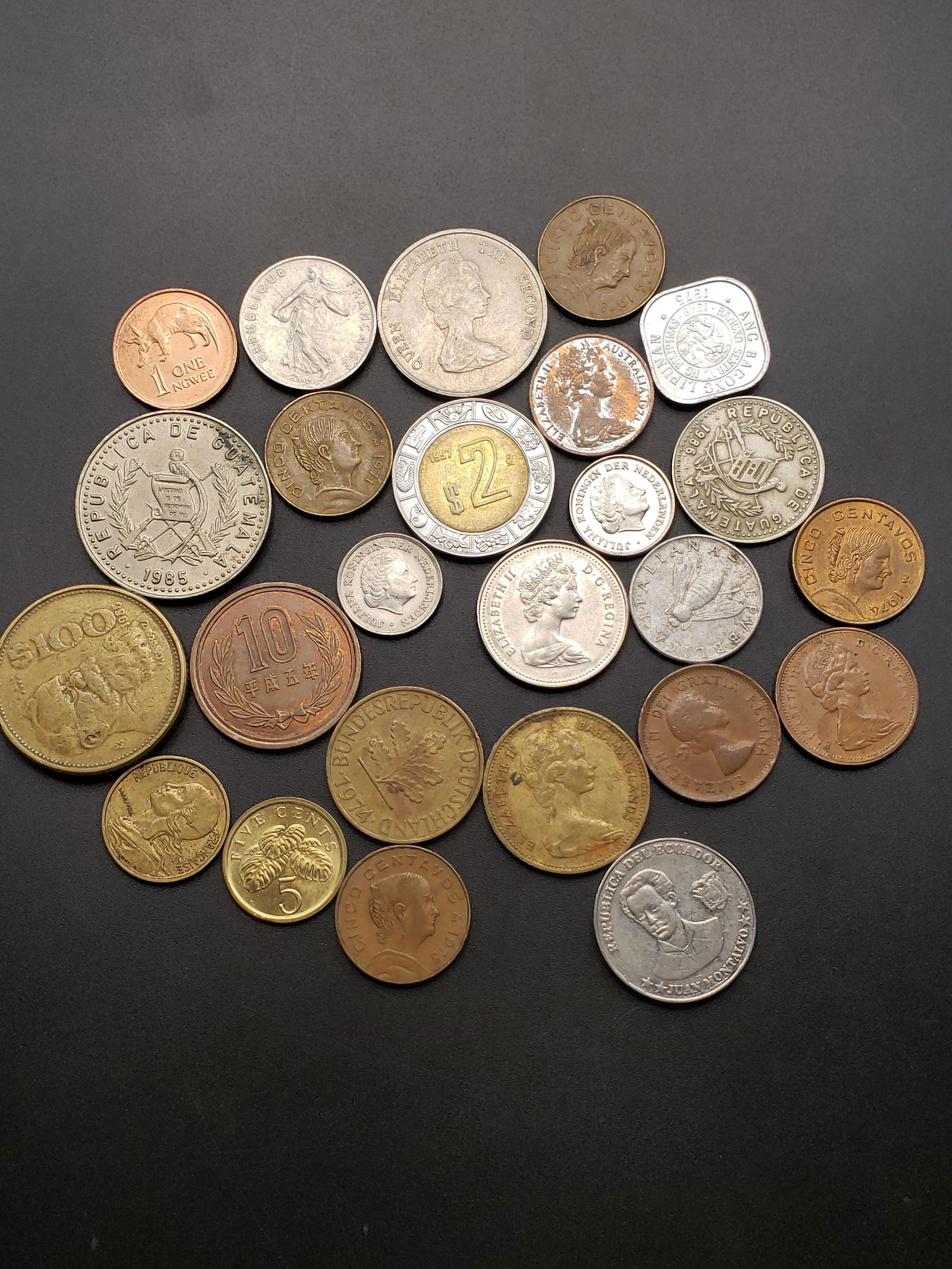 25 Mixed World/Foreign Coins (1 of 5)