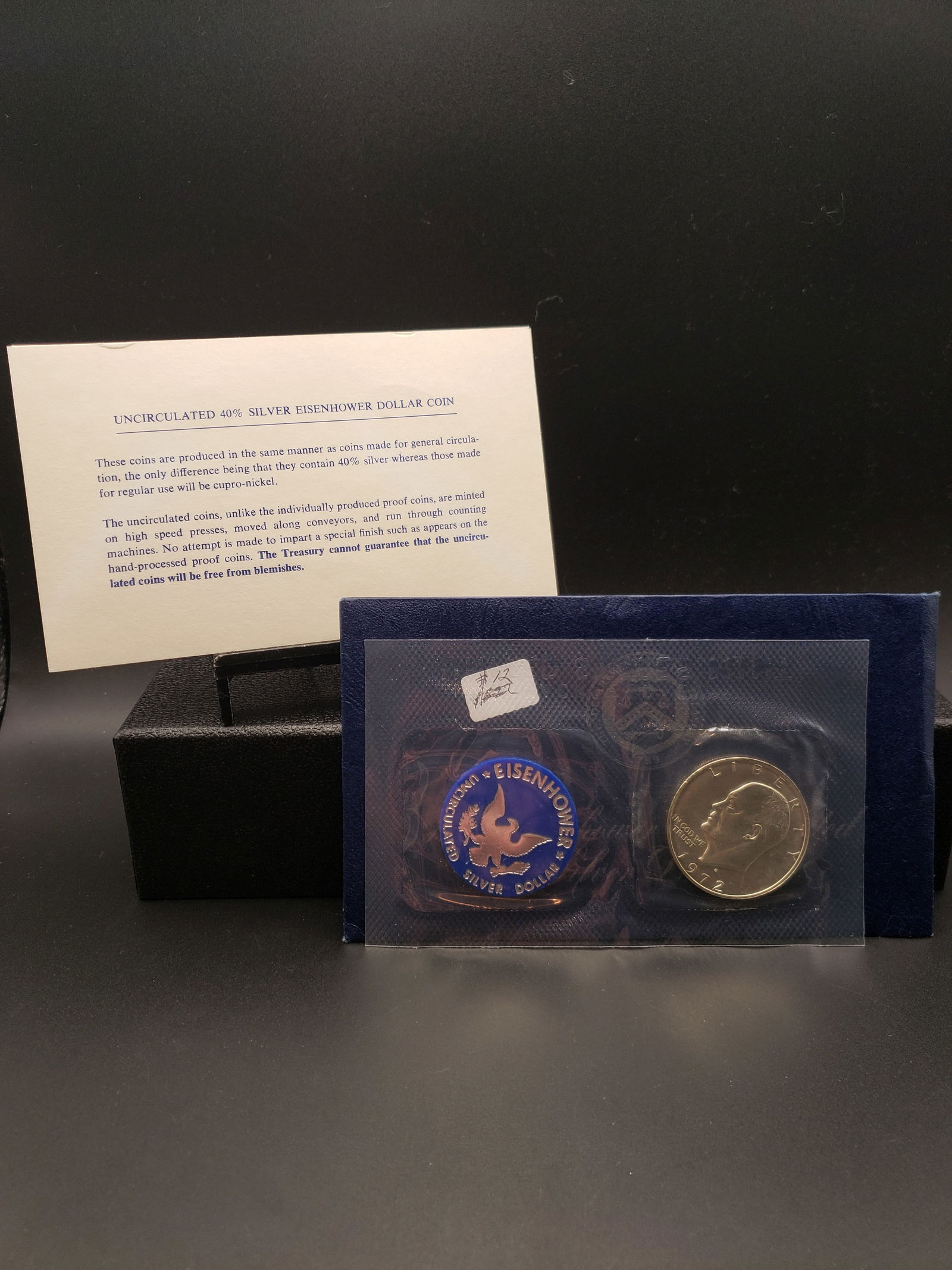 1972-S PROOF Ike Silver Dollar in Original Blue Pack (1 of 3)