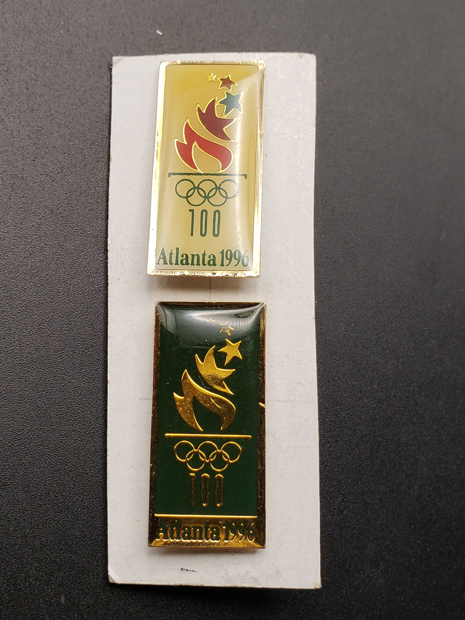 2-1996 Atlanta Olympics 100 Year Anniversary Pins (1 of 2)