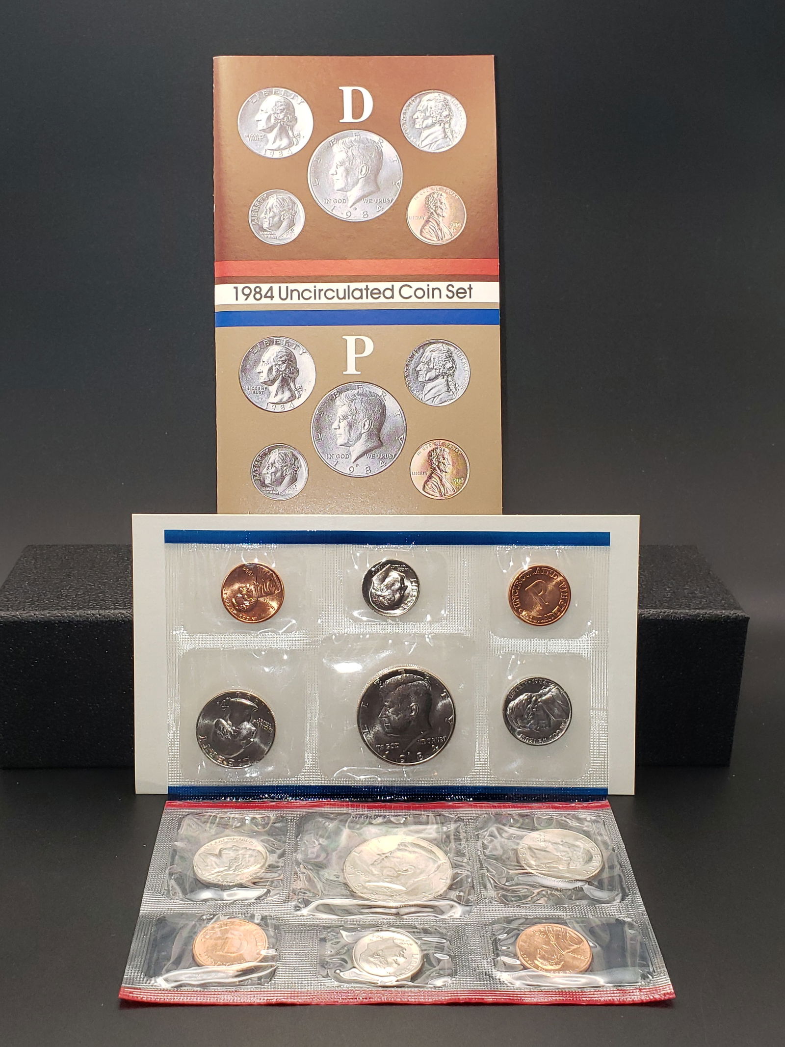 1984 P and D US Mint Uncirculated Coin Set, OGP (1 of 5)