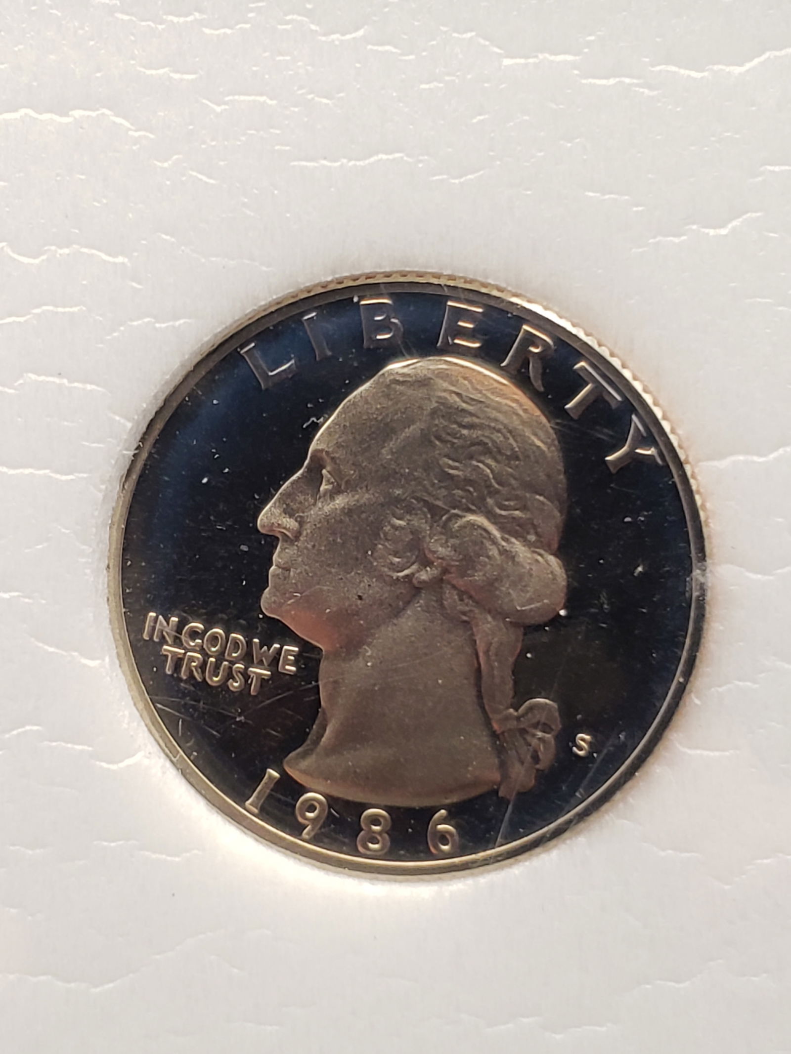 1986-S PROOF Washington Quarter, PR70 by ICG (1 of 3)