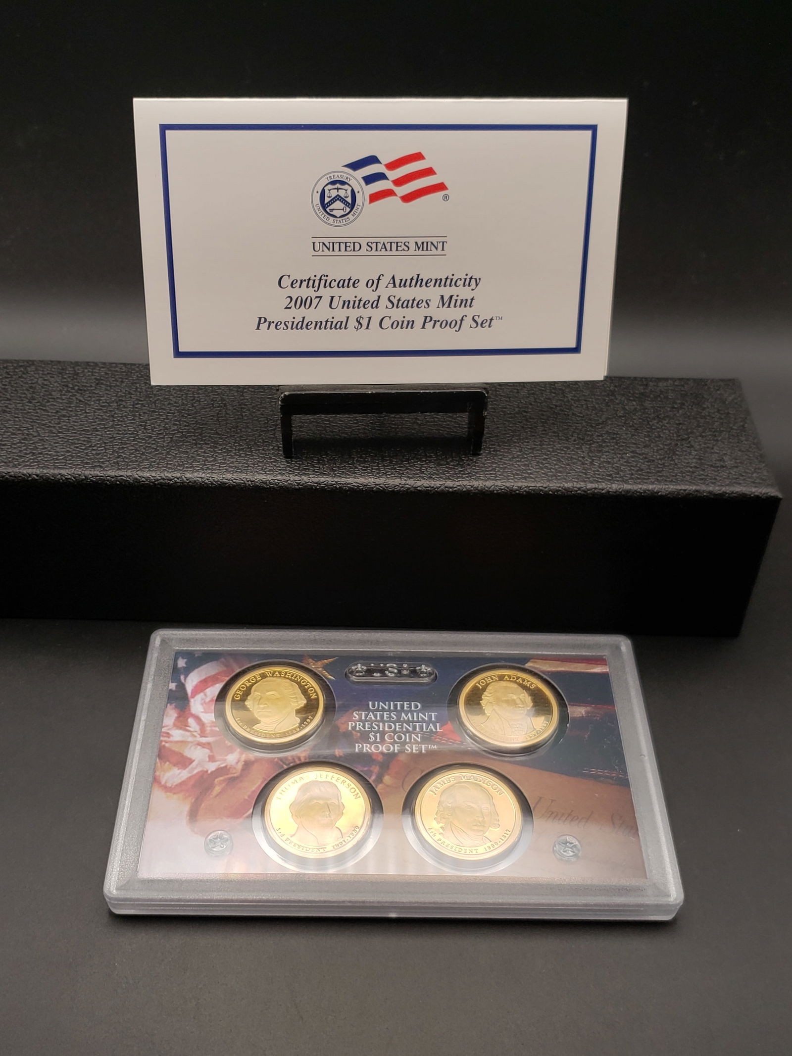 2007-S US Mint Presidential Dollar Proof Set. OGP (1 of 4)
