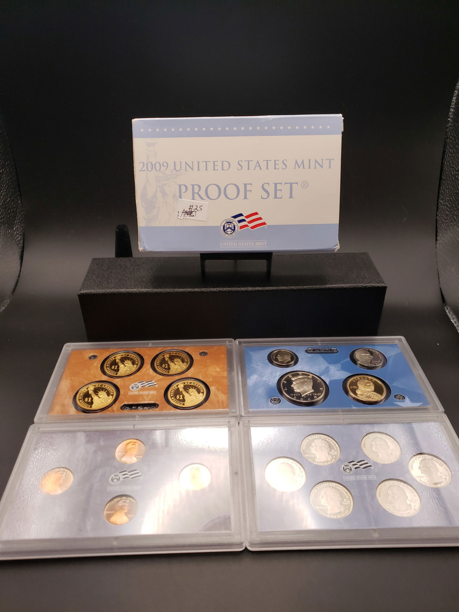 2009-S US Mint Proof Set, OGP and COA, Contains 18 Coins, Regular Coinage, Territory Quarters, (1 of 13)