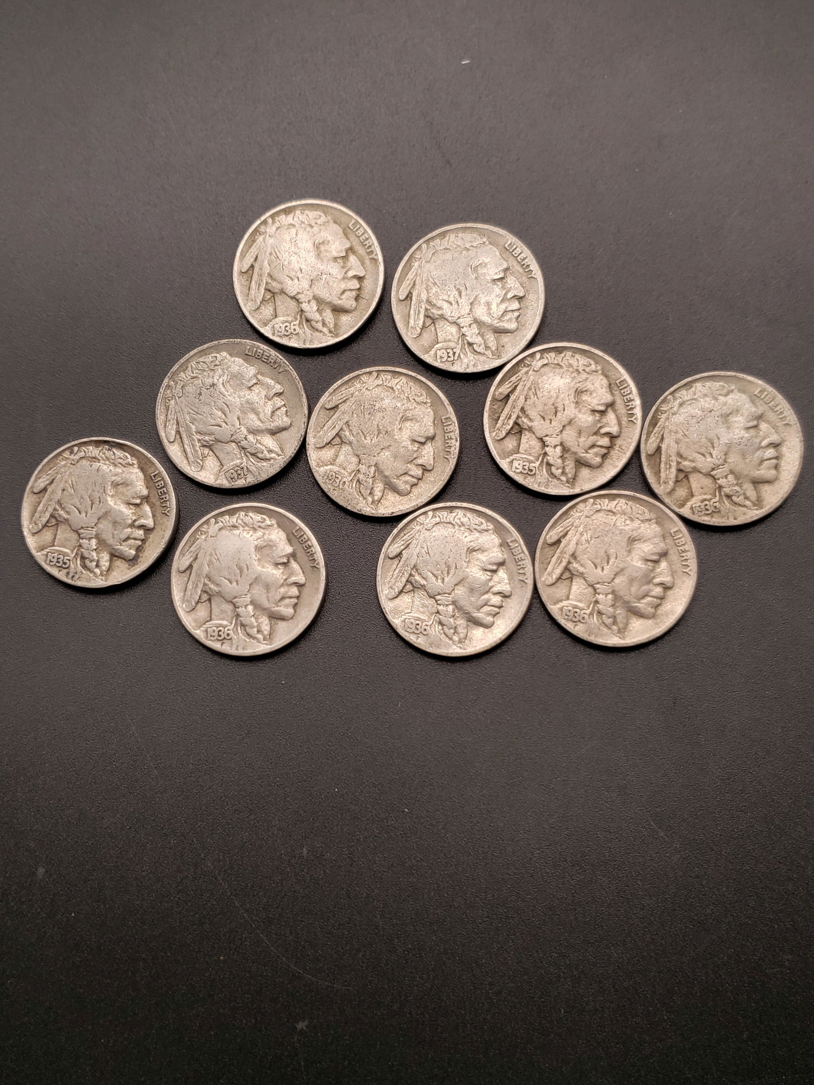 10 Mixed Date/Mixed Mint Buffalo Nickels: 10 Mixed Date/Mixed Mint Buffalo Nickels Condition Yes, we will ship this item. We offer in-house shipping to help save our customers money. Shipping & handling fees and insurance will be added to
