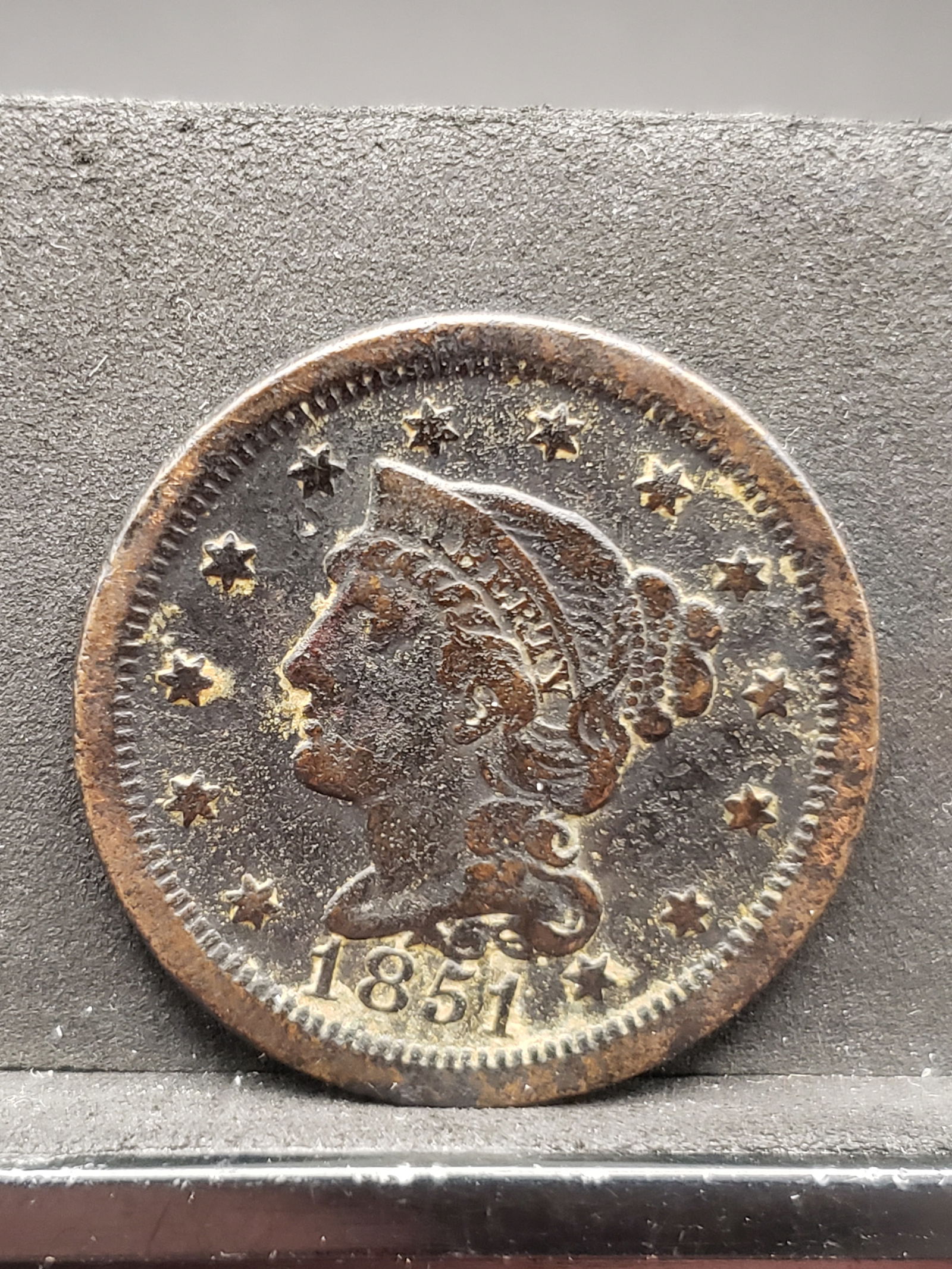 1851 Braided Hair Large Cent, NICE Details: 1851 Braided Hair Large Cent, NICE Details Condition Yes, we will ship this item. We offer in-house shipping to help save our customers money. Shipping & handling fees and insurance will be added to